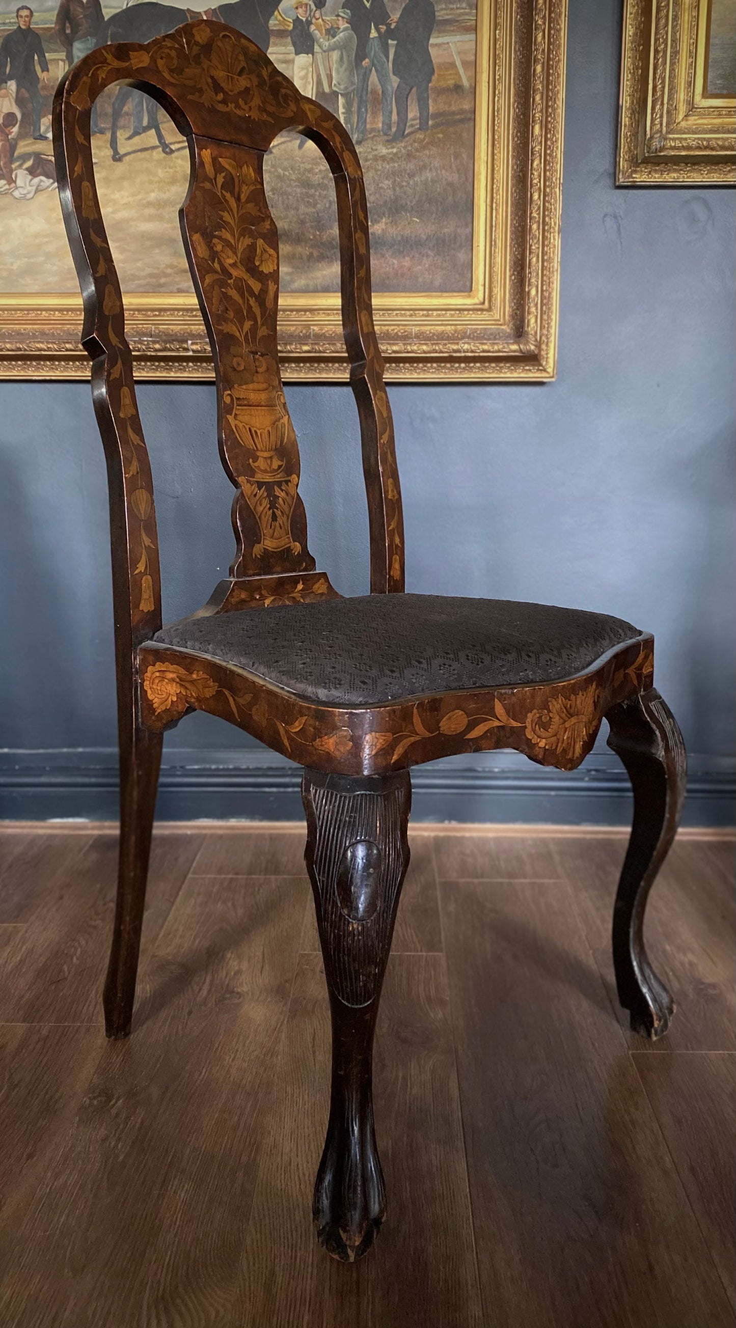 Dutch Marquetry Chair