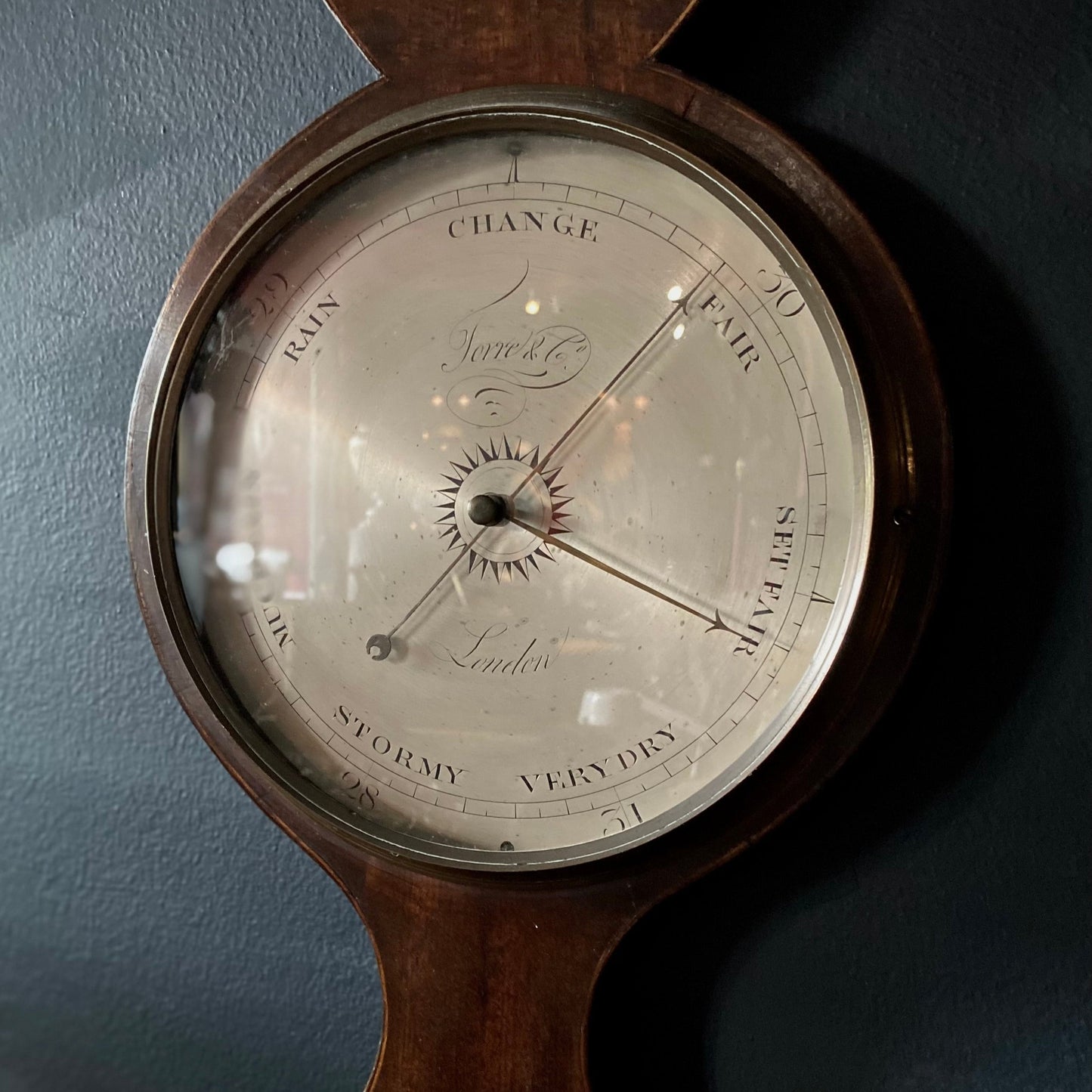 Georgian Wheel Barometer