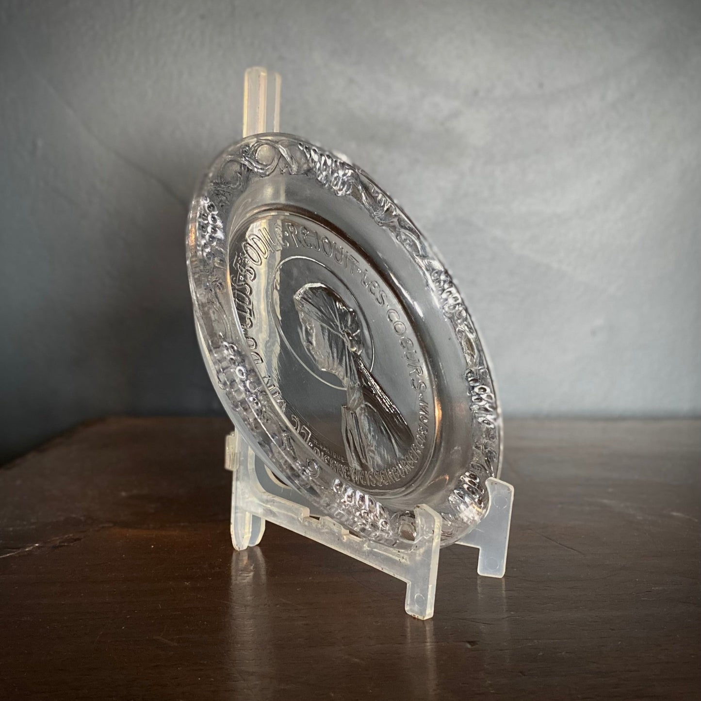 Sainte Ashtray by Rene Lalique