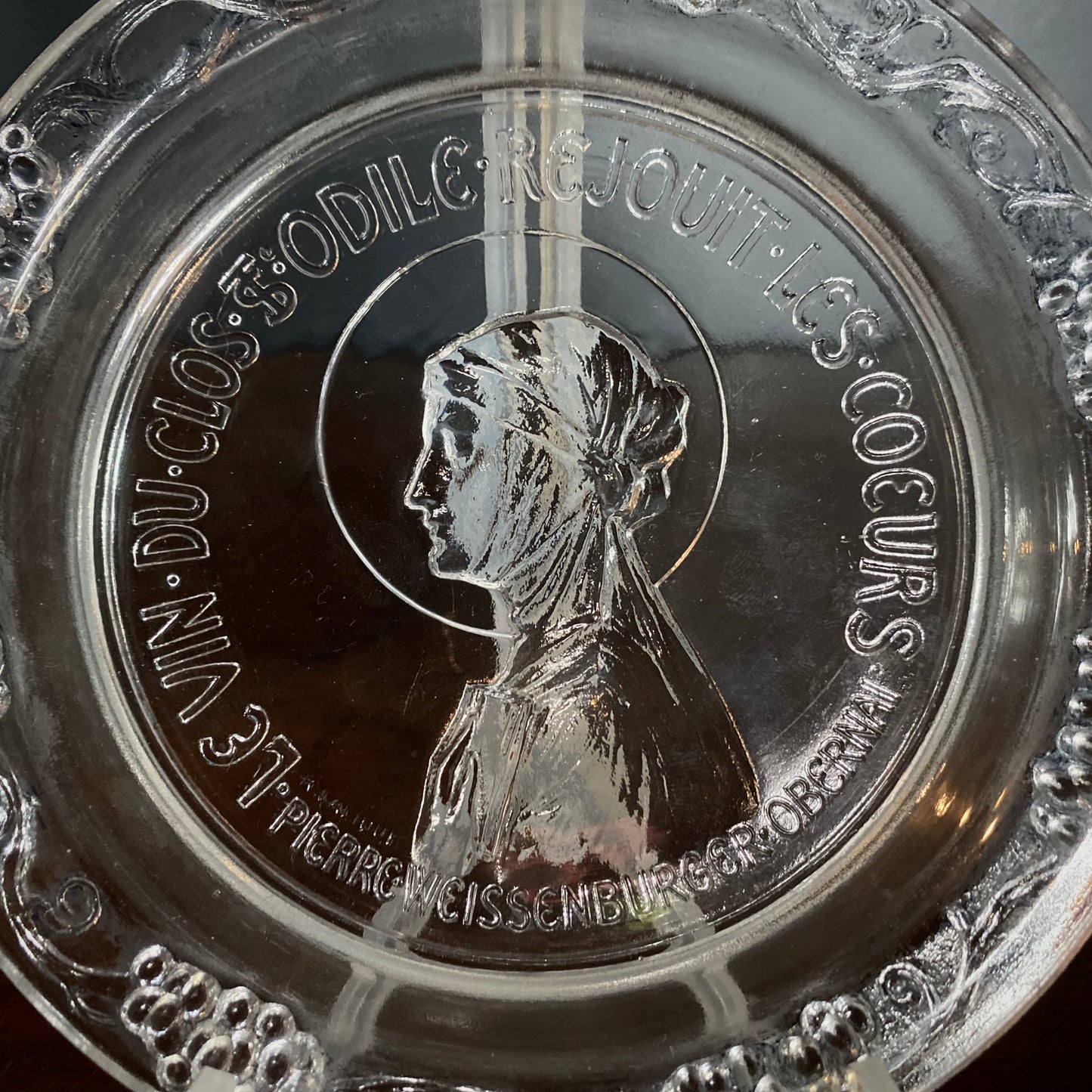 Sainte Ashtray by Rene Lalique