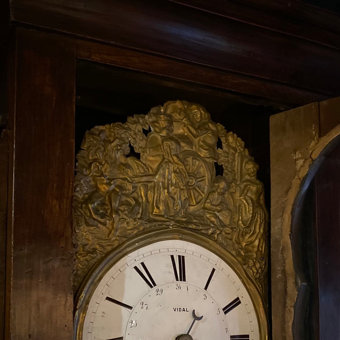 French Long Case Grandfather Clock C.1800