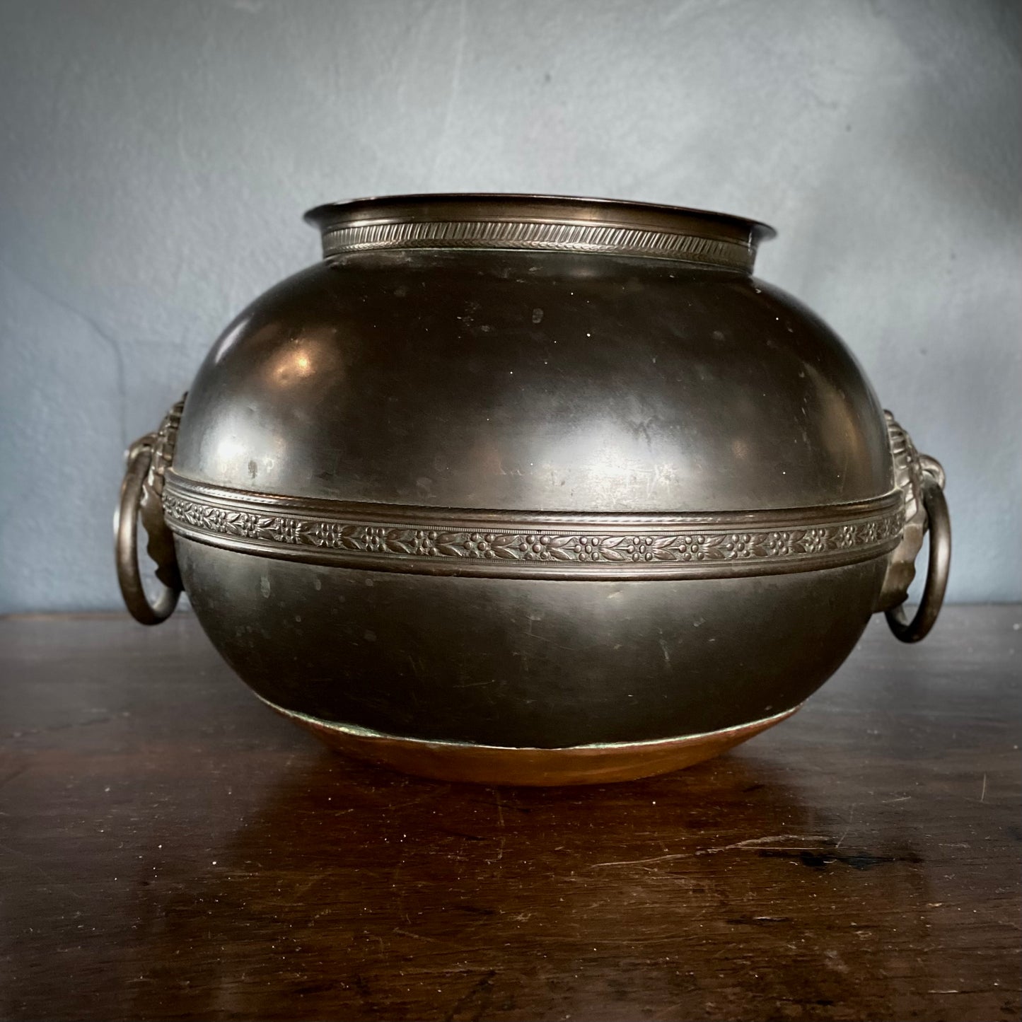 18th Century Bronze Jardiniere