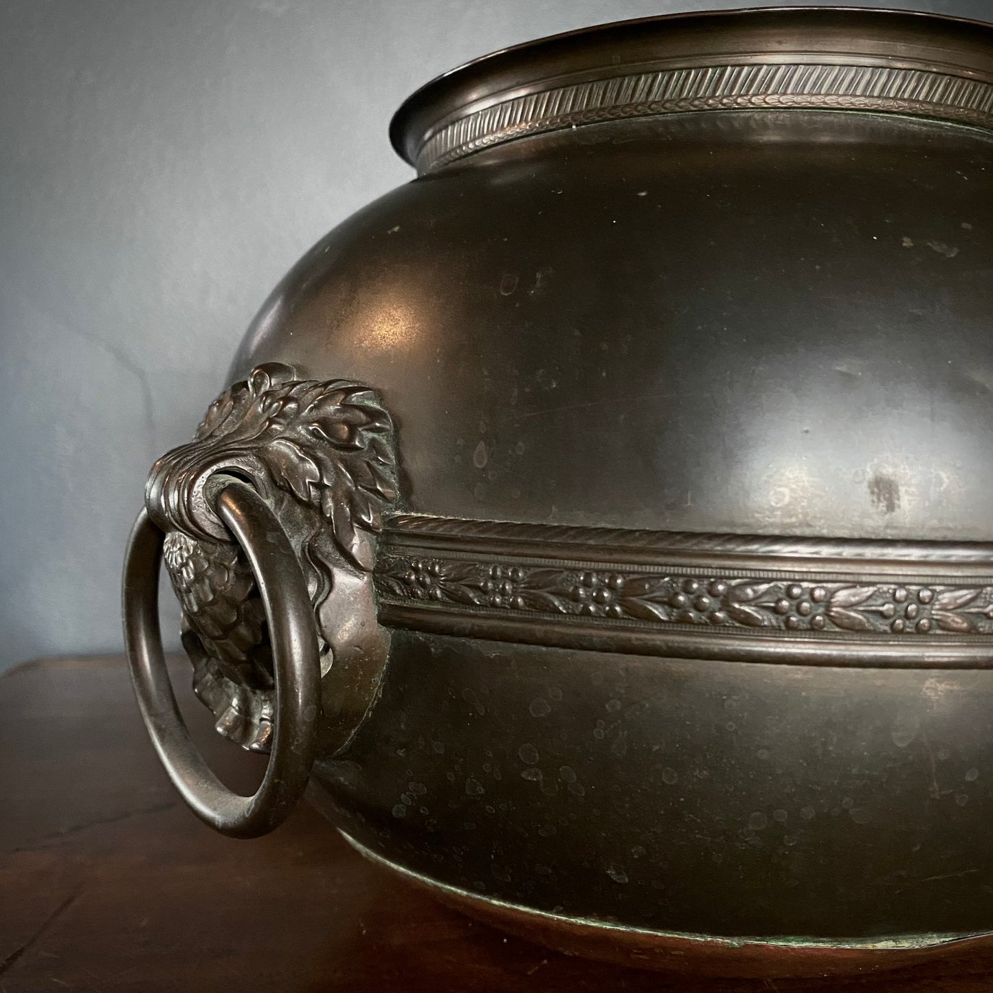 18th Century Bronze Jardiniere