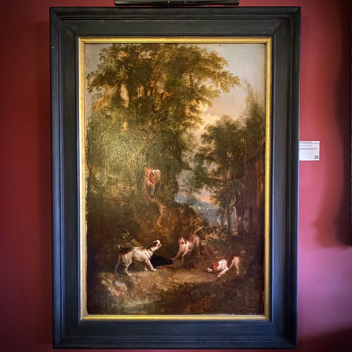 'A Hedgehog Hunt' Attributed to Charles Towne
