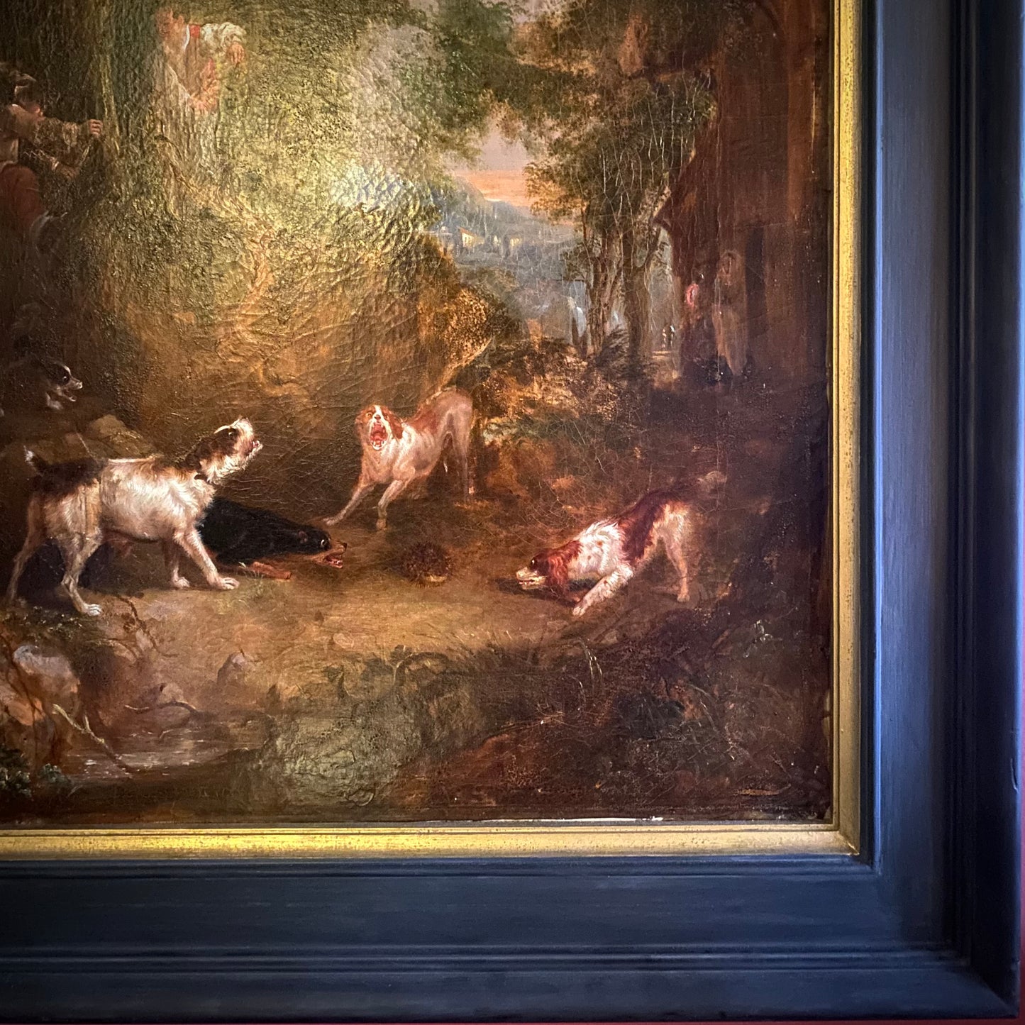 'A Hedgehog Hunt' Attributed to Charles Towne