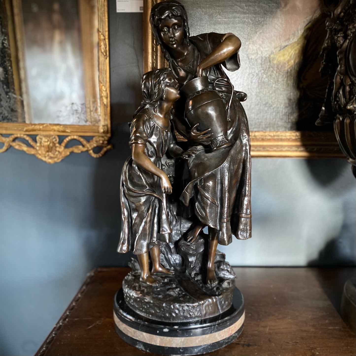 Bronze statue after Emile Carlier