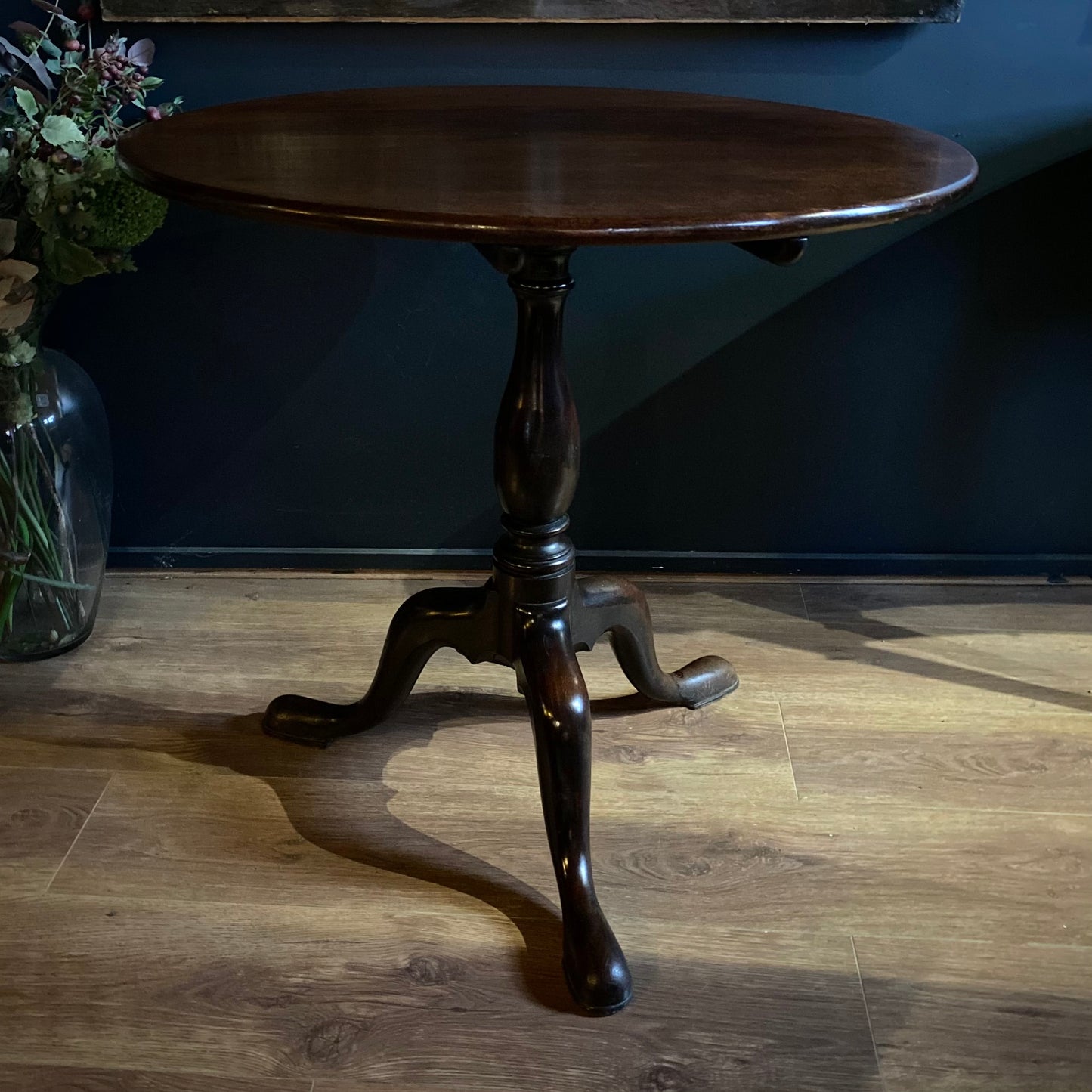 George III Mahogany Tilt Top Table C.1790