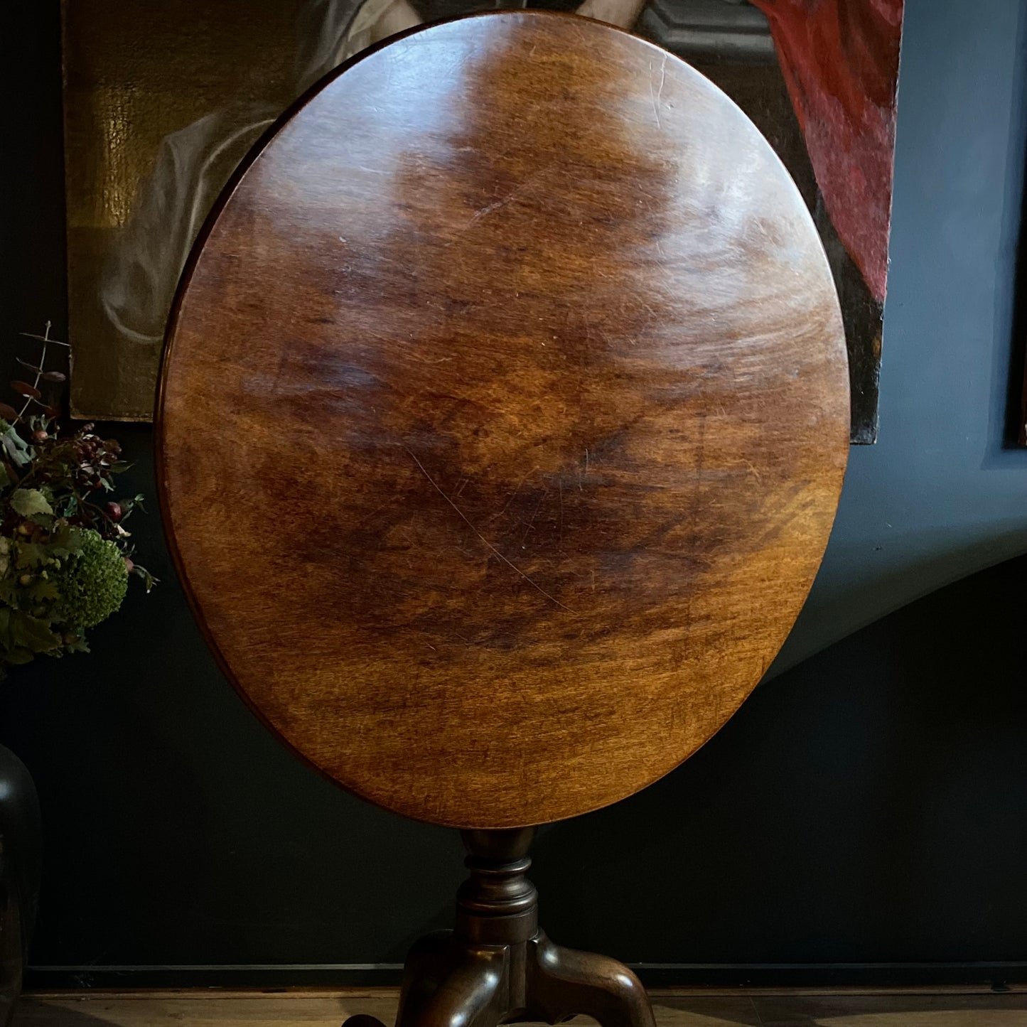 George III Mahogany Tilt Top Table C.1790