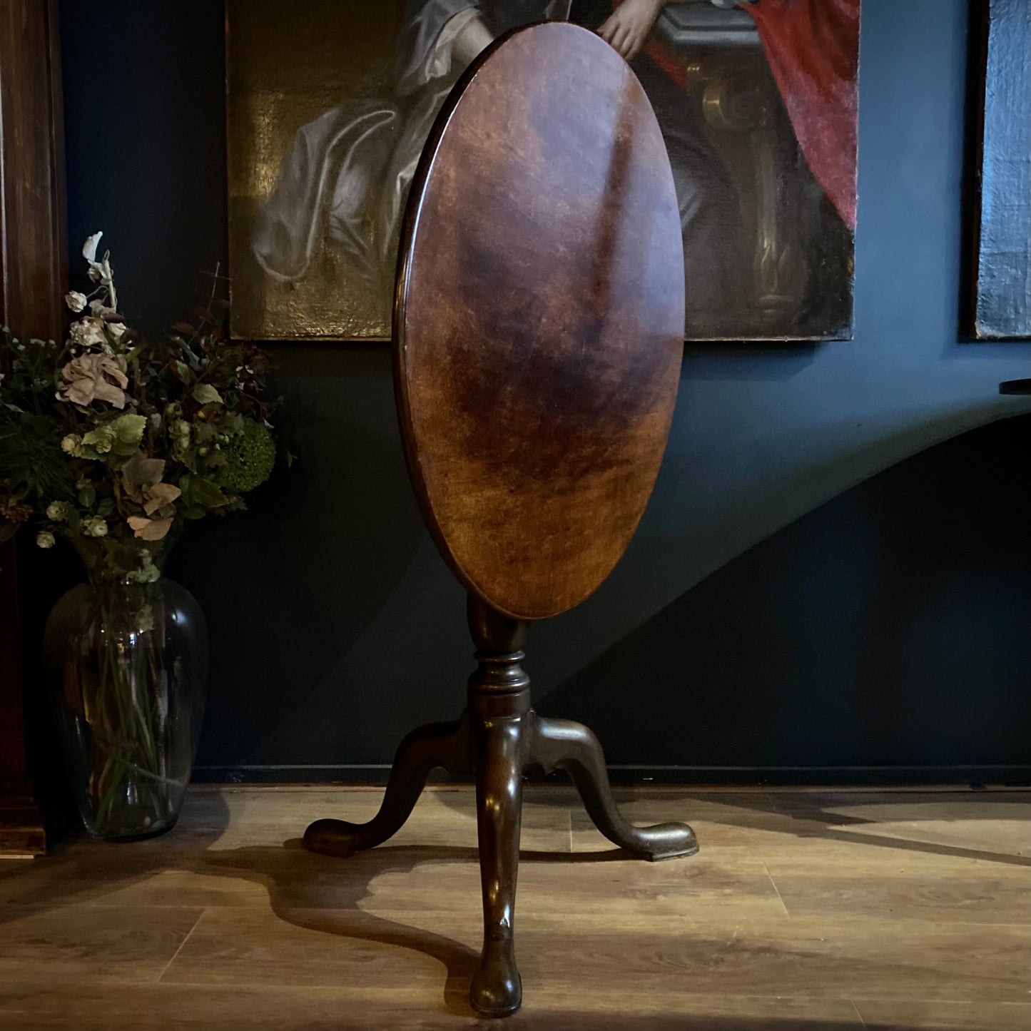 George III Mahogany Tilt Top Table C.1790