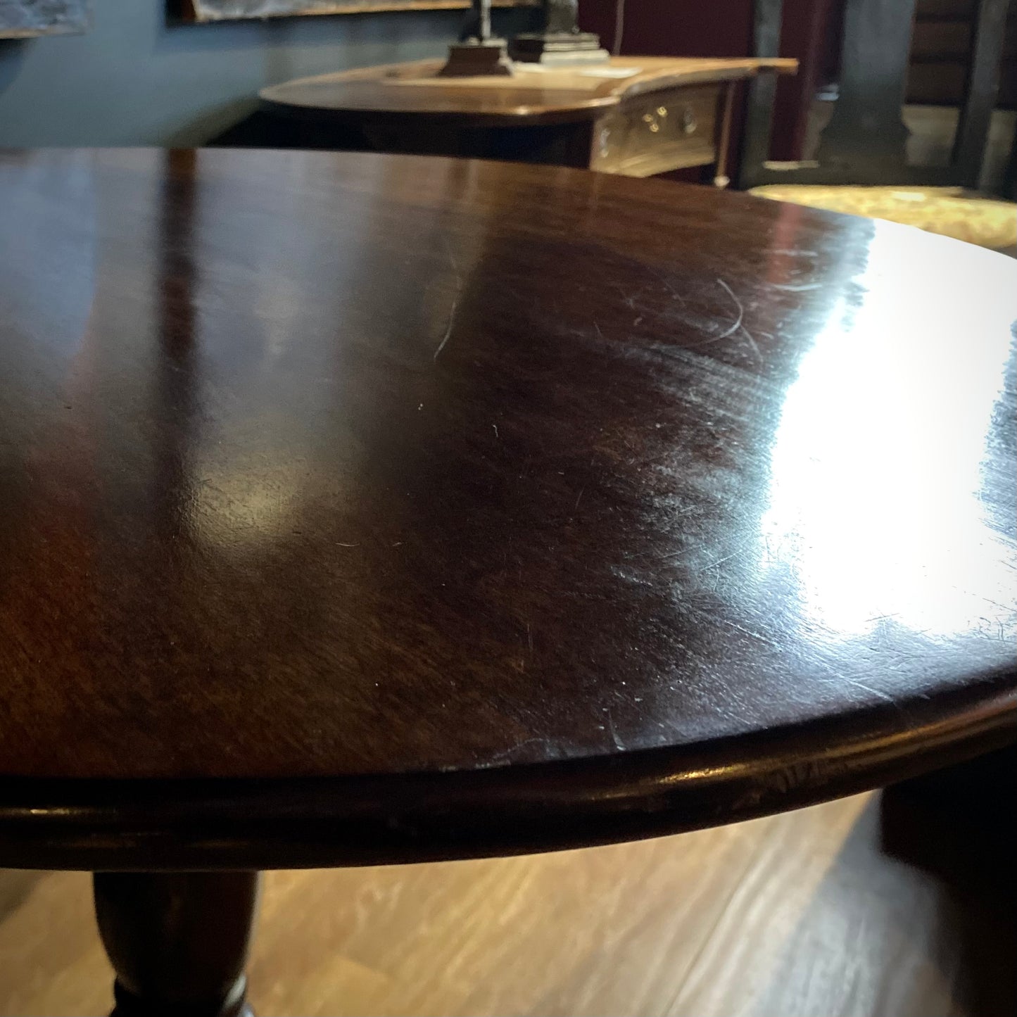 George III Mahogany Tilt Top Table C.1790