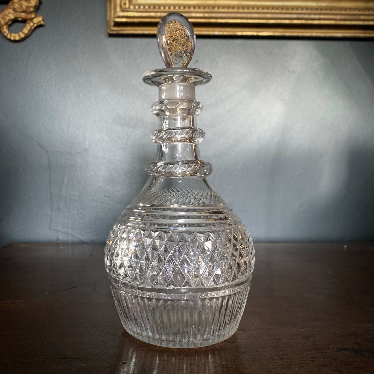 Irish Crystal Decanter C.1780