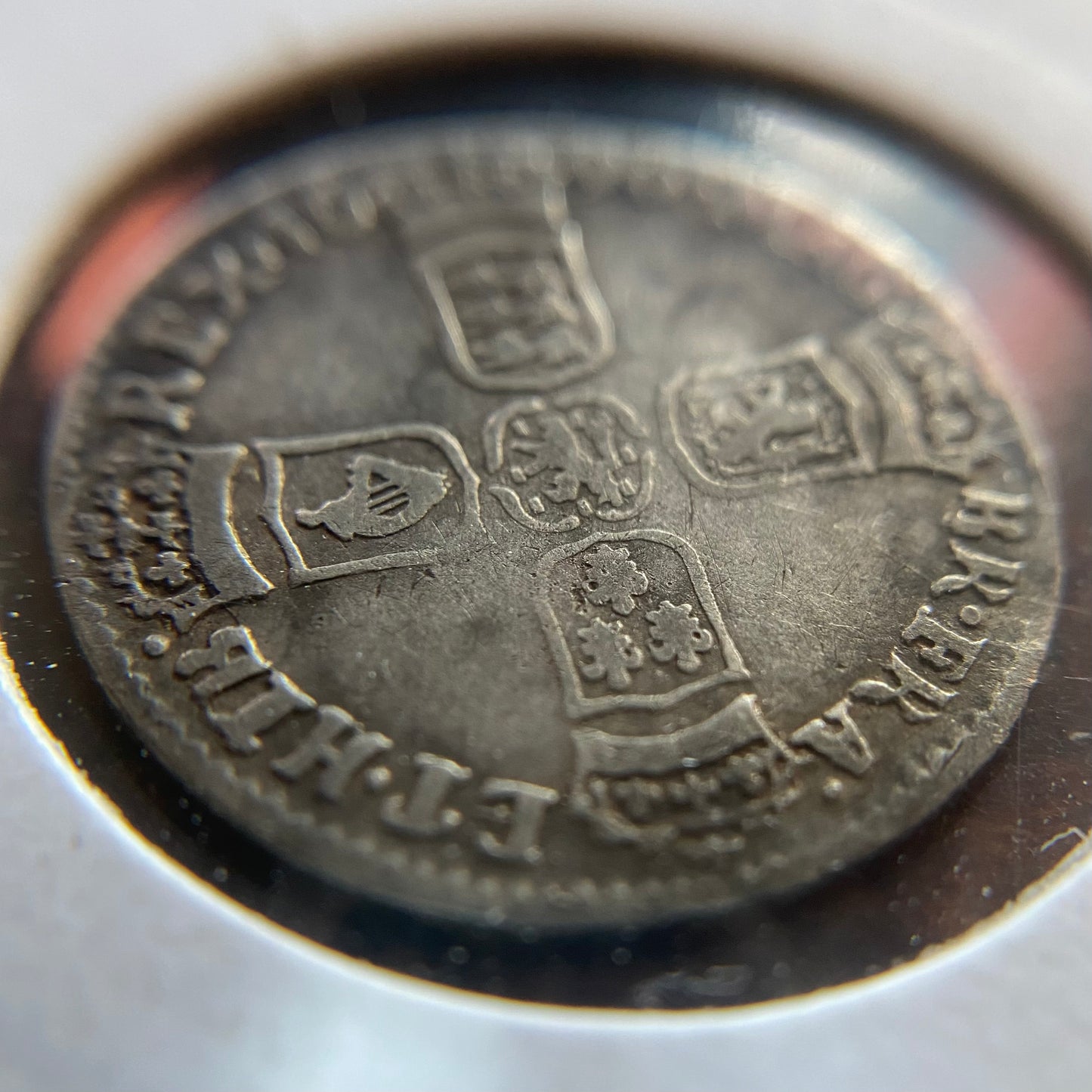 William III Silver Sixpence D.1696