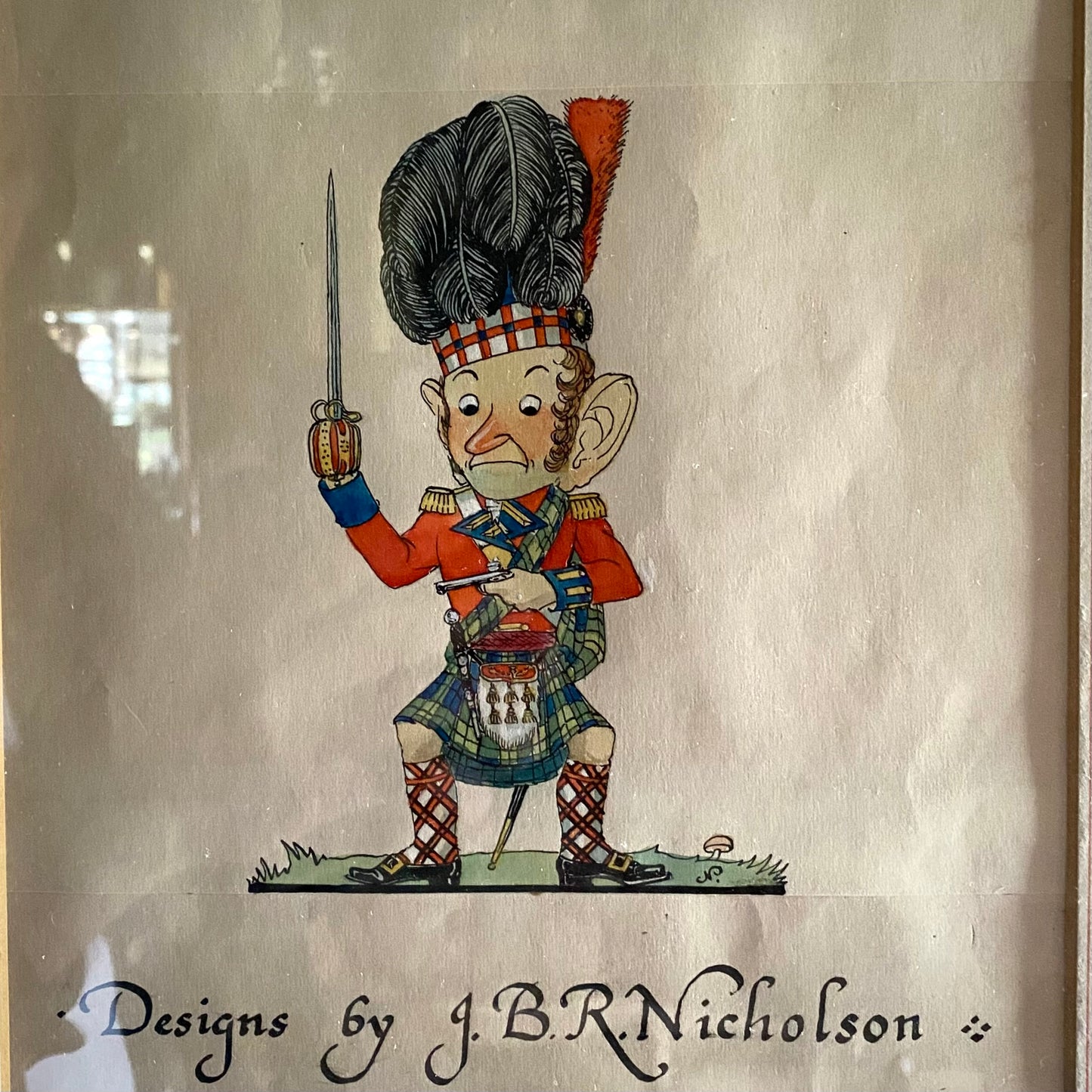 Vintage Caricature Drawings by J.B.R. Nicholson