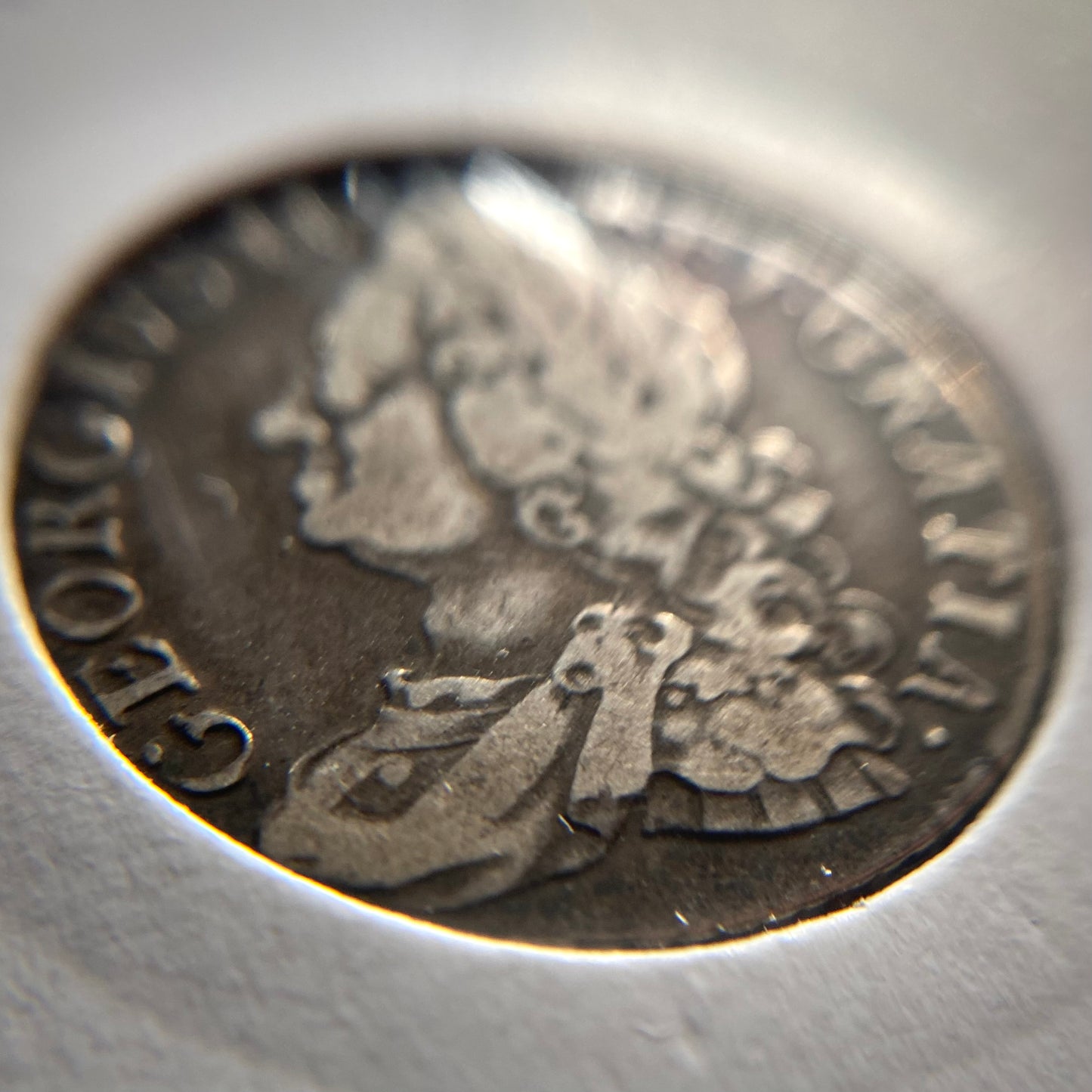George II Silver Shilling D.1758