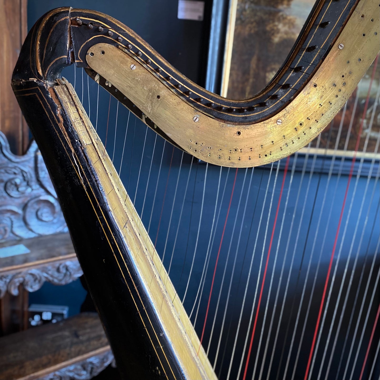 Late 18th Century Harp by Sebastian Erards C.1790-1805