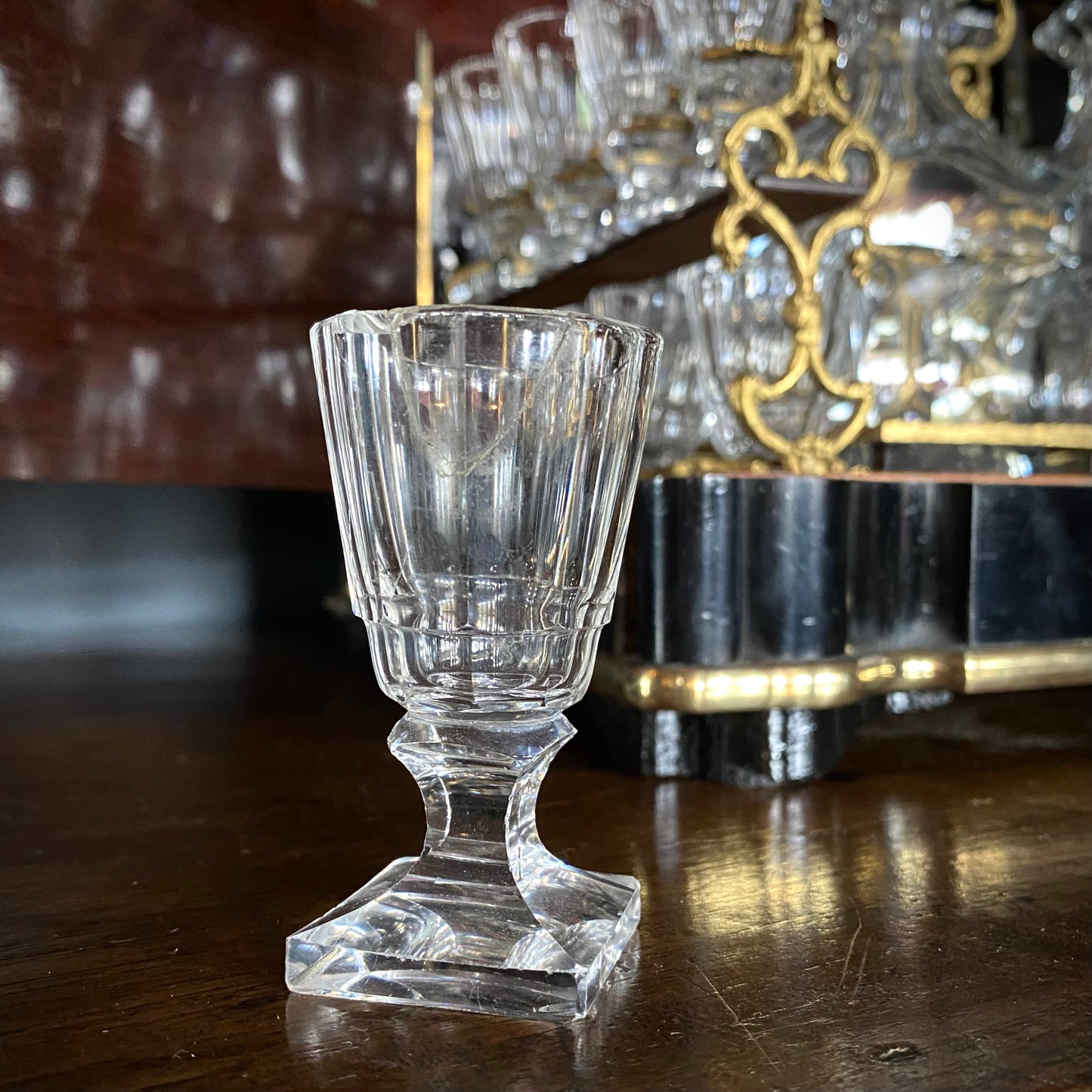 French Ebonised Cave a Liqueur C.1830