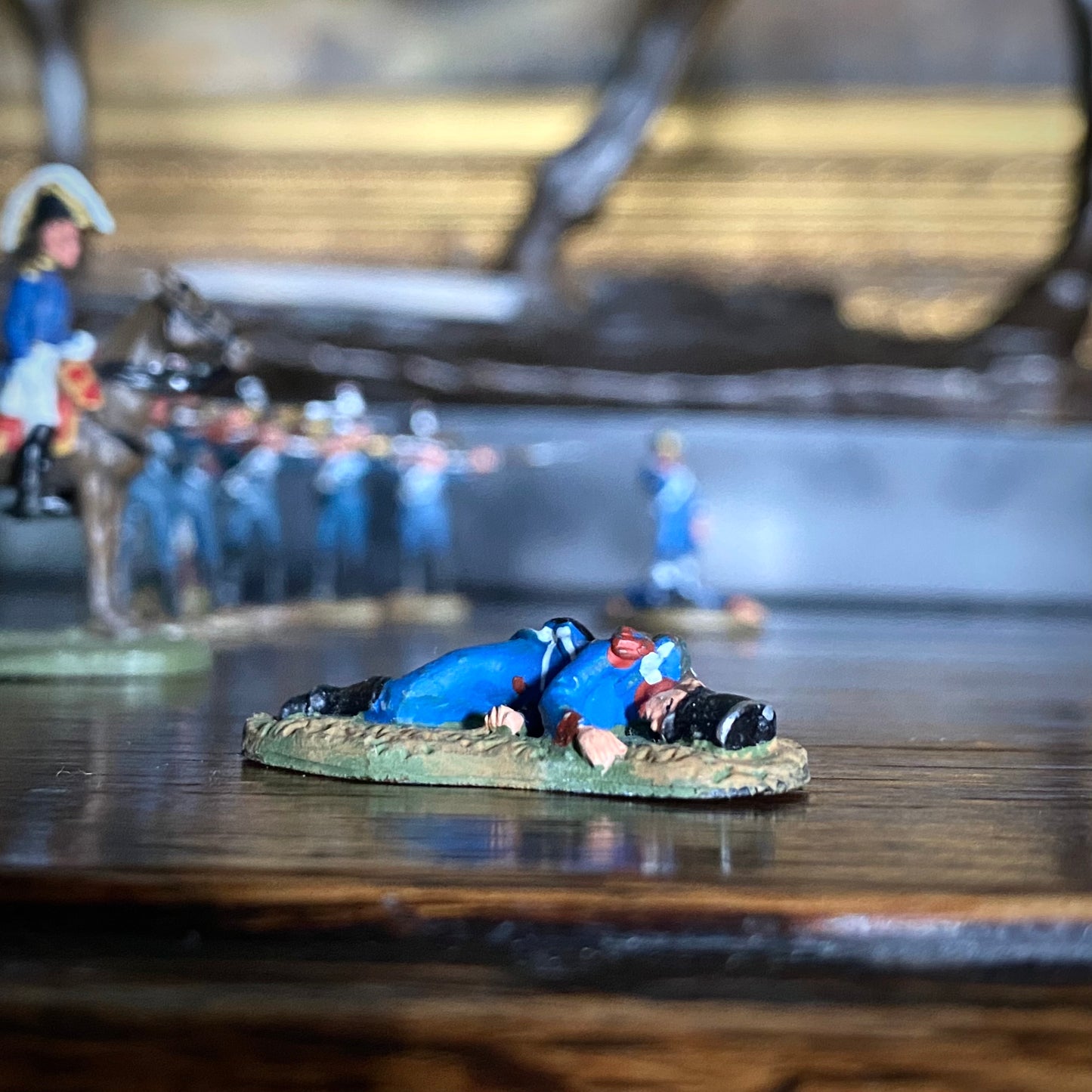 Painted Lead Napoleonic Riflemen and Soldiers C.1950