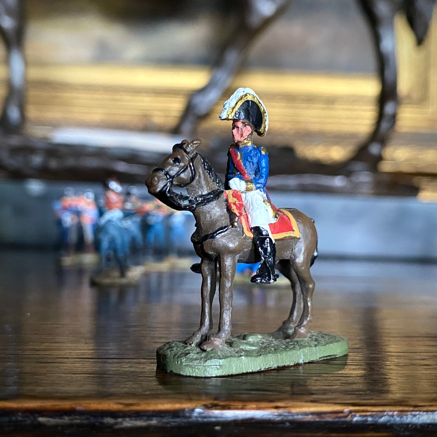 Painted Lead Napoleonic Riflemen and Soldiers C.1950