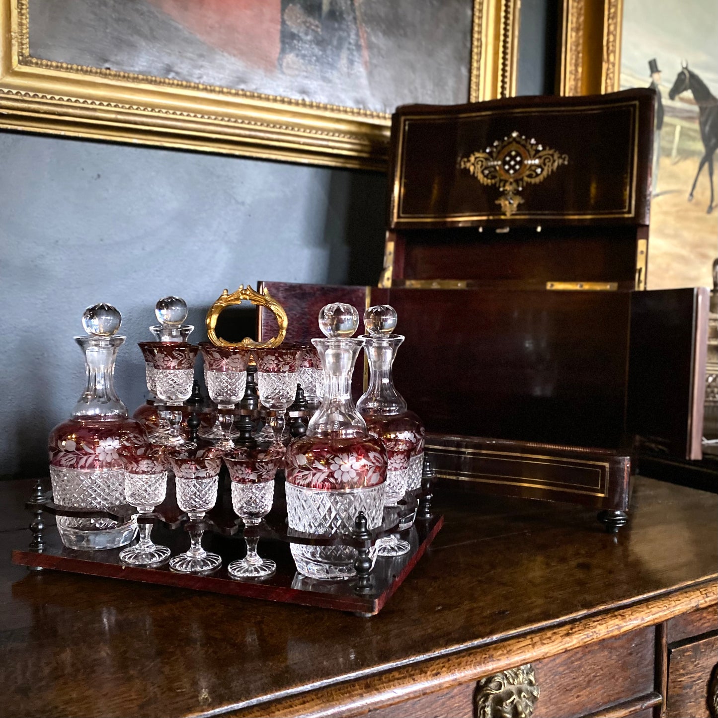 French Late Napoleonic Cave à Liqueur C.1840