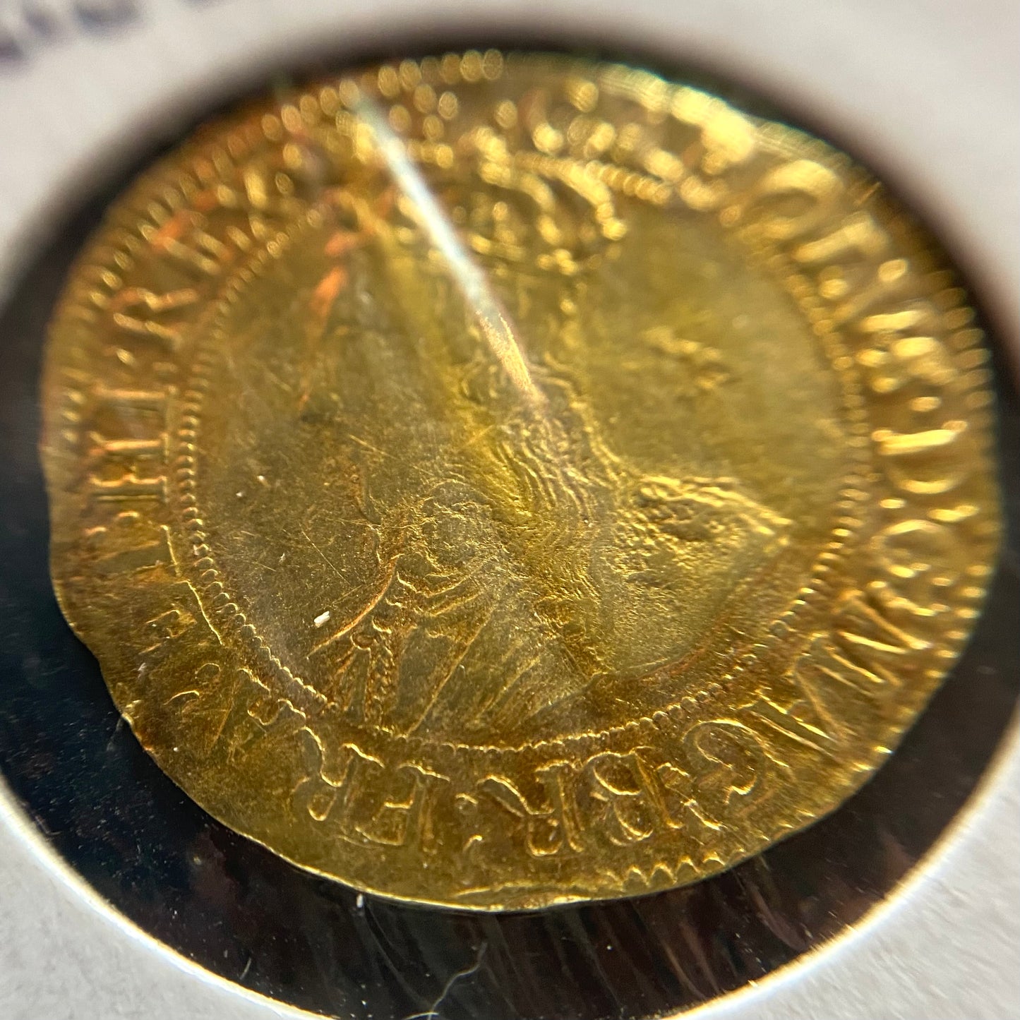 Charles I Gold Double Crown D.1635-1636
