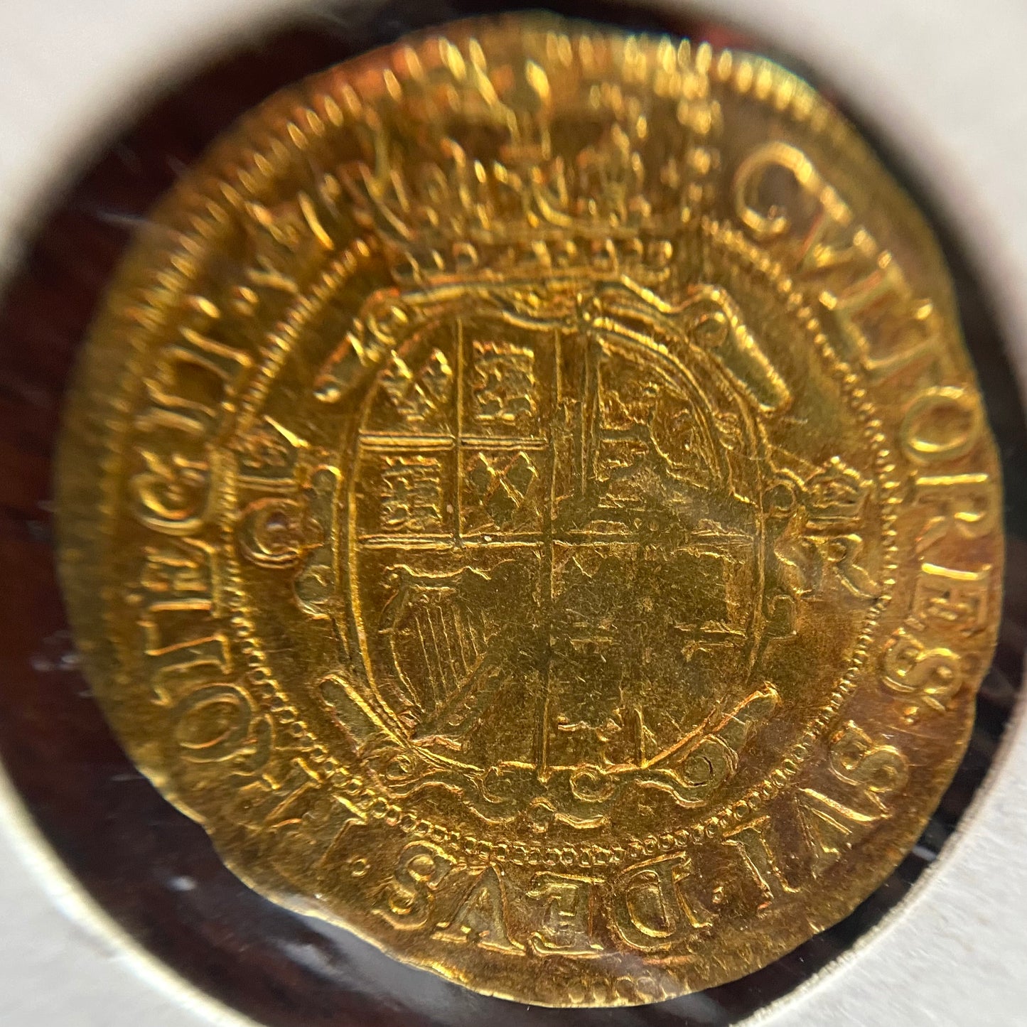 Charles I Gold Double Crown D.1635-1636
