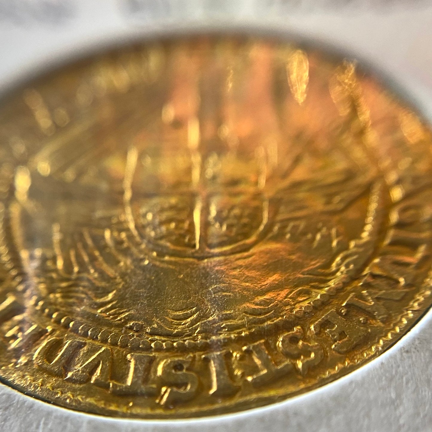 Elizabeth I Gold Angel, Sixth Issue D.1582-1583