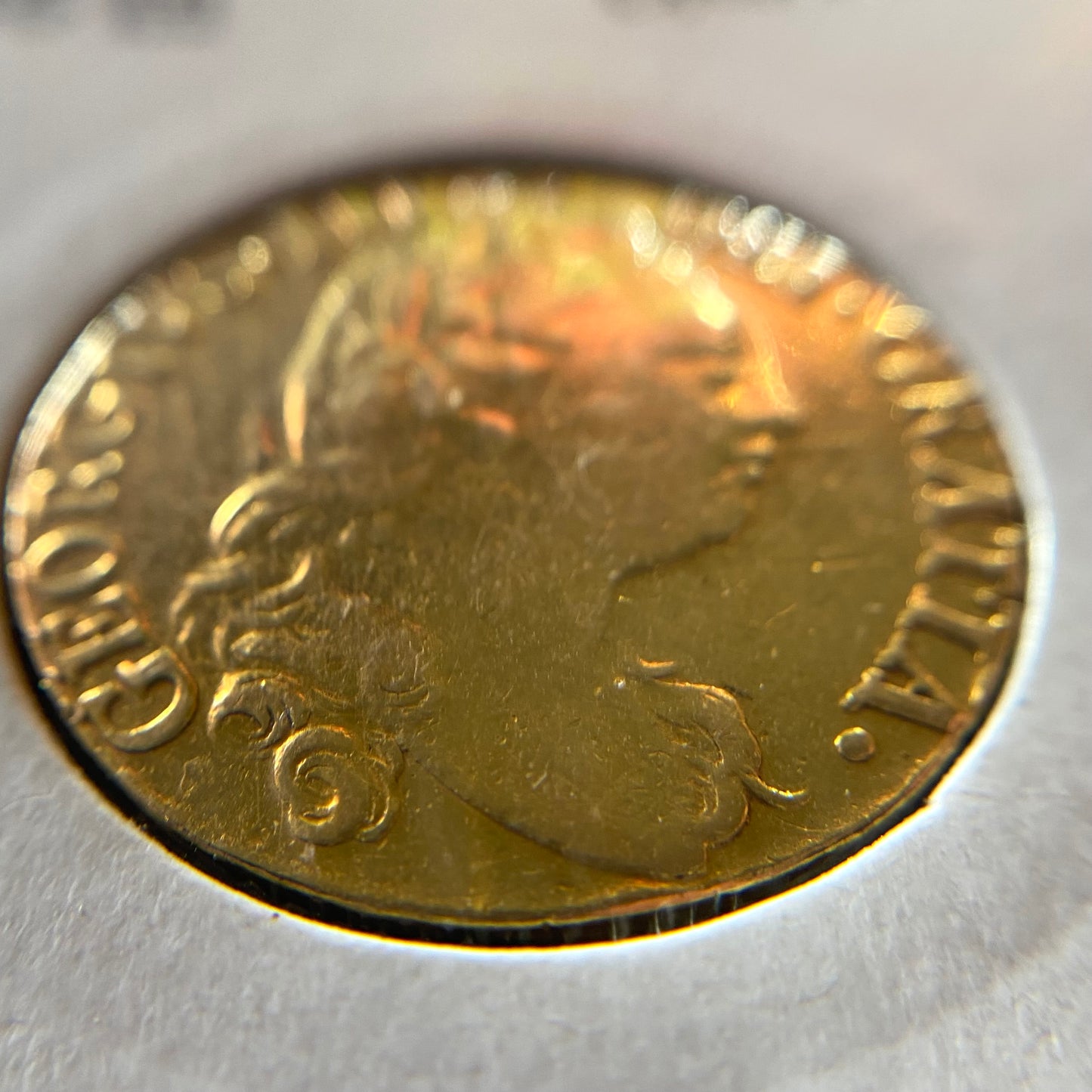 George III Gold Guinea D.1778