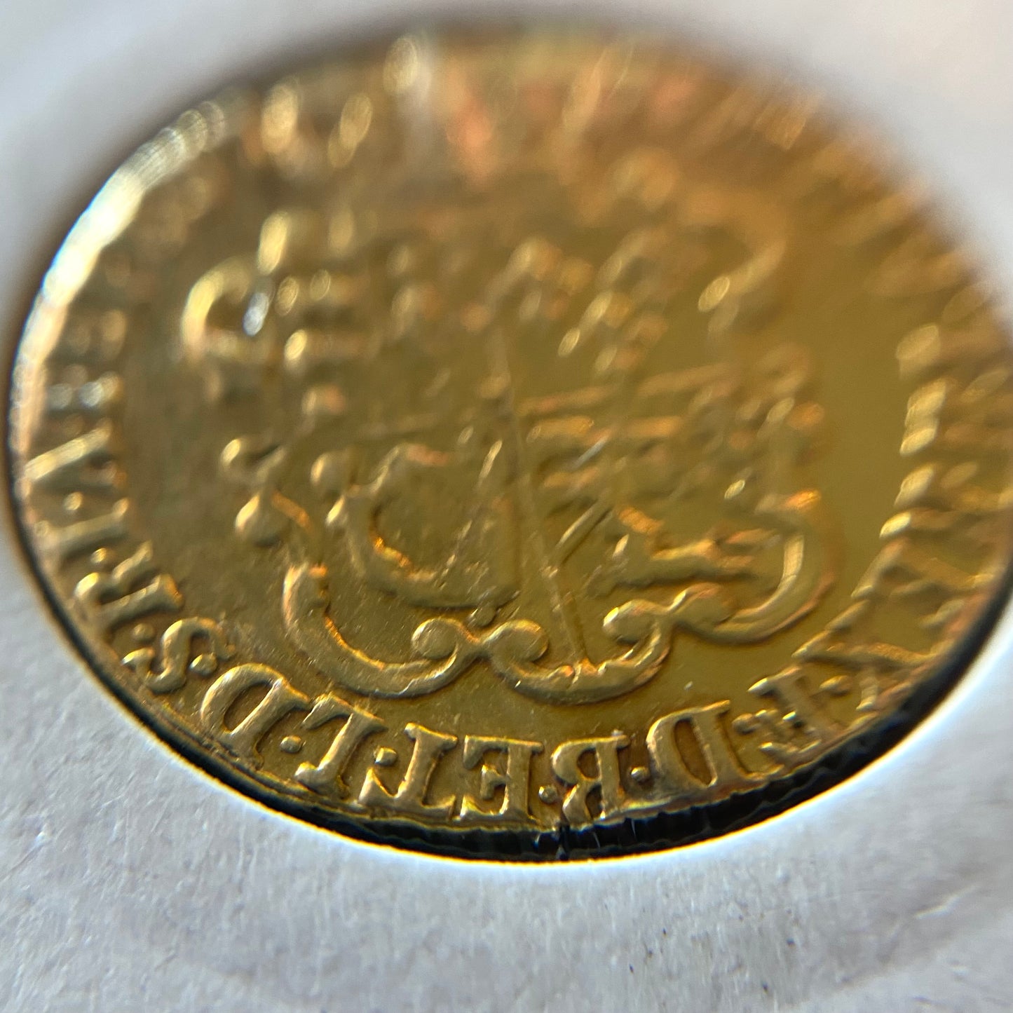 George III Gold Guinea D.1778