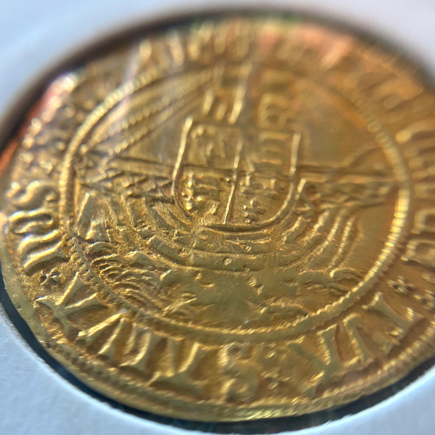 Henry VIII Gold Angel D.1509-1526