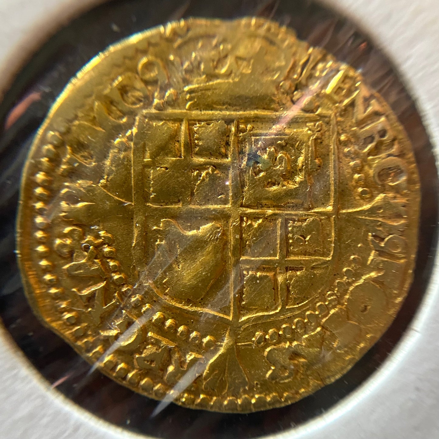 James I Gold Quarter Laurel (Crown) D.1624
