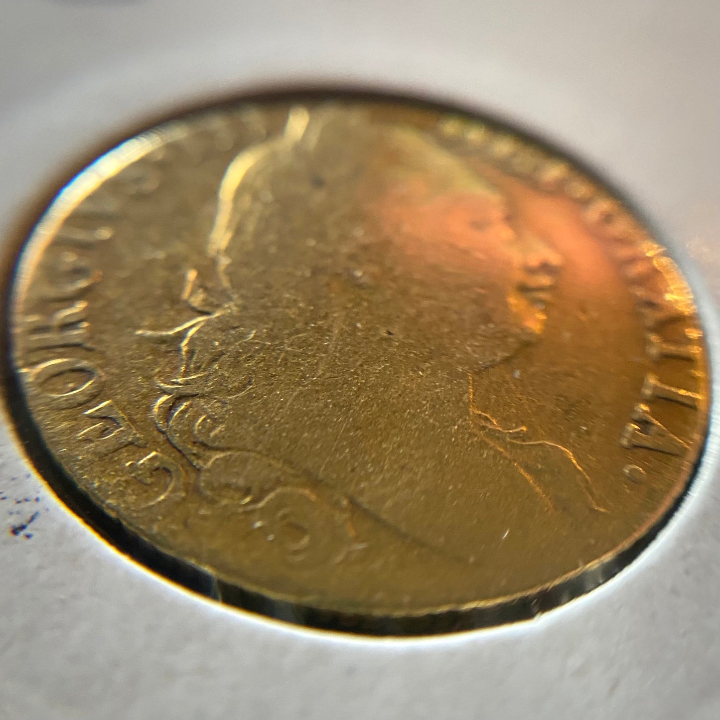 George III Gold Guinea D.1777