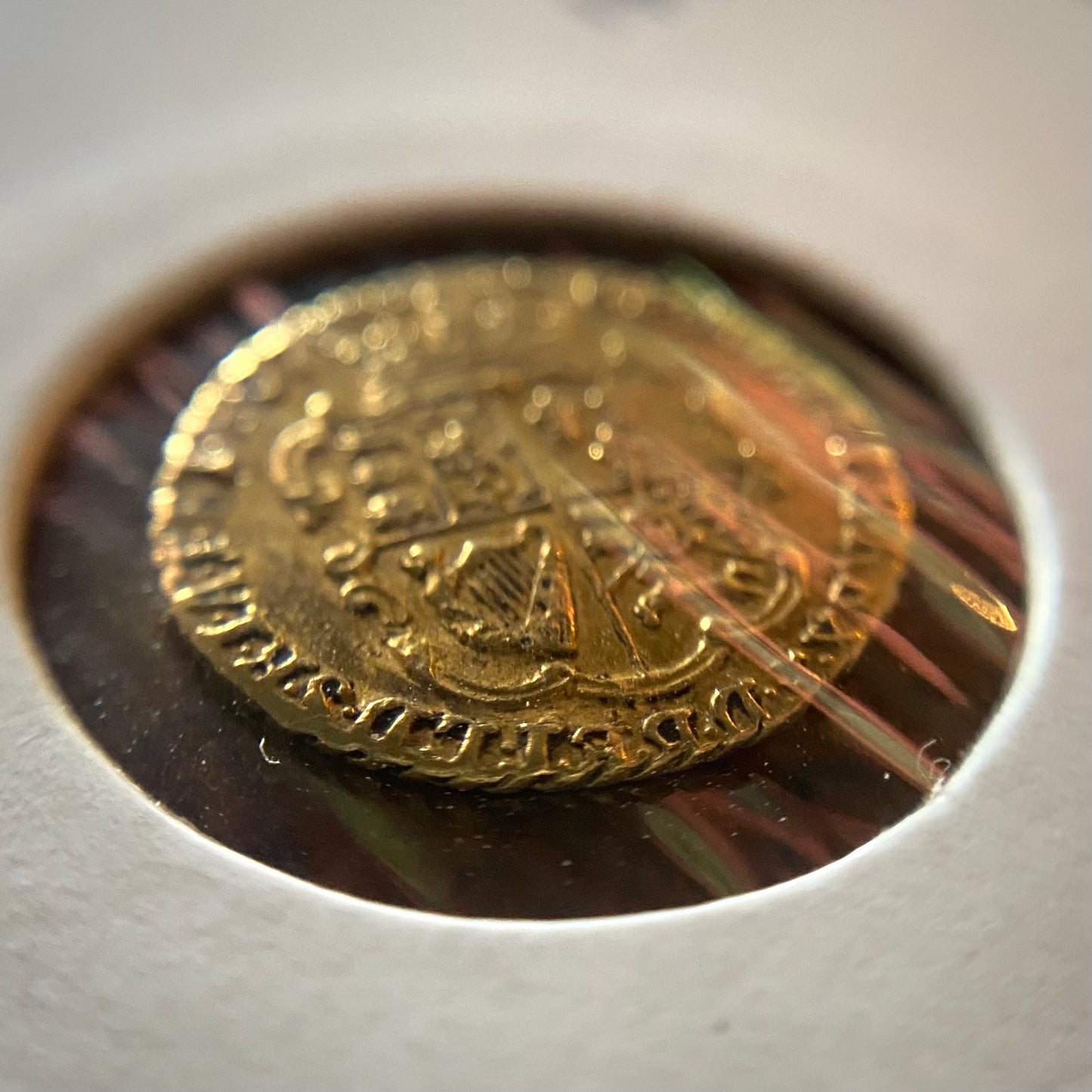 George III Gold Qtr Guinea D.1762