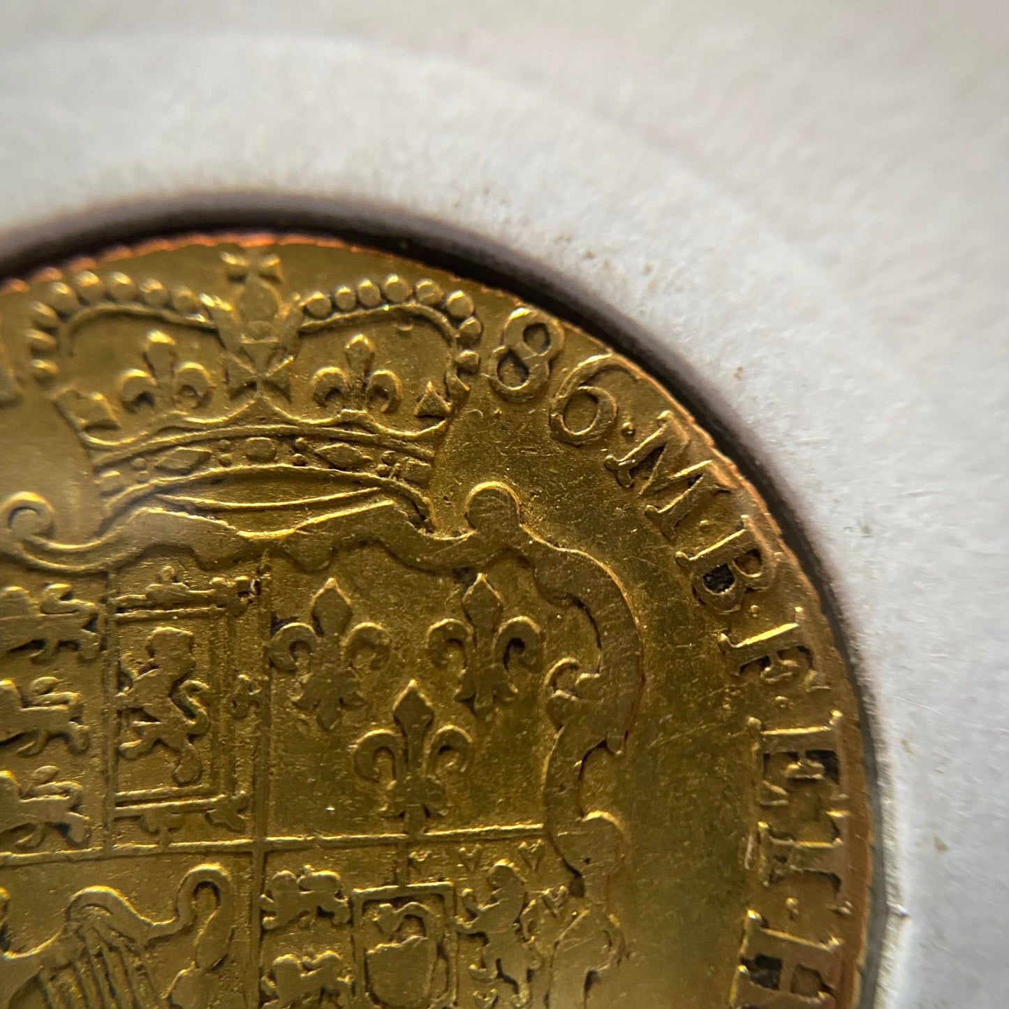 George III Gold Guinea D.1786