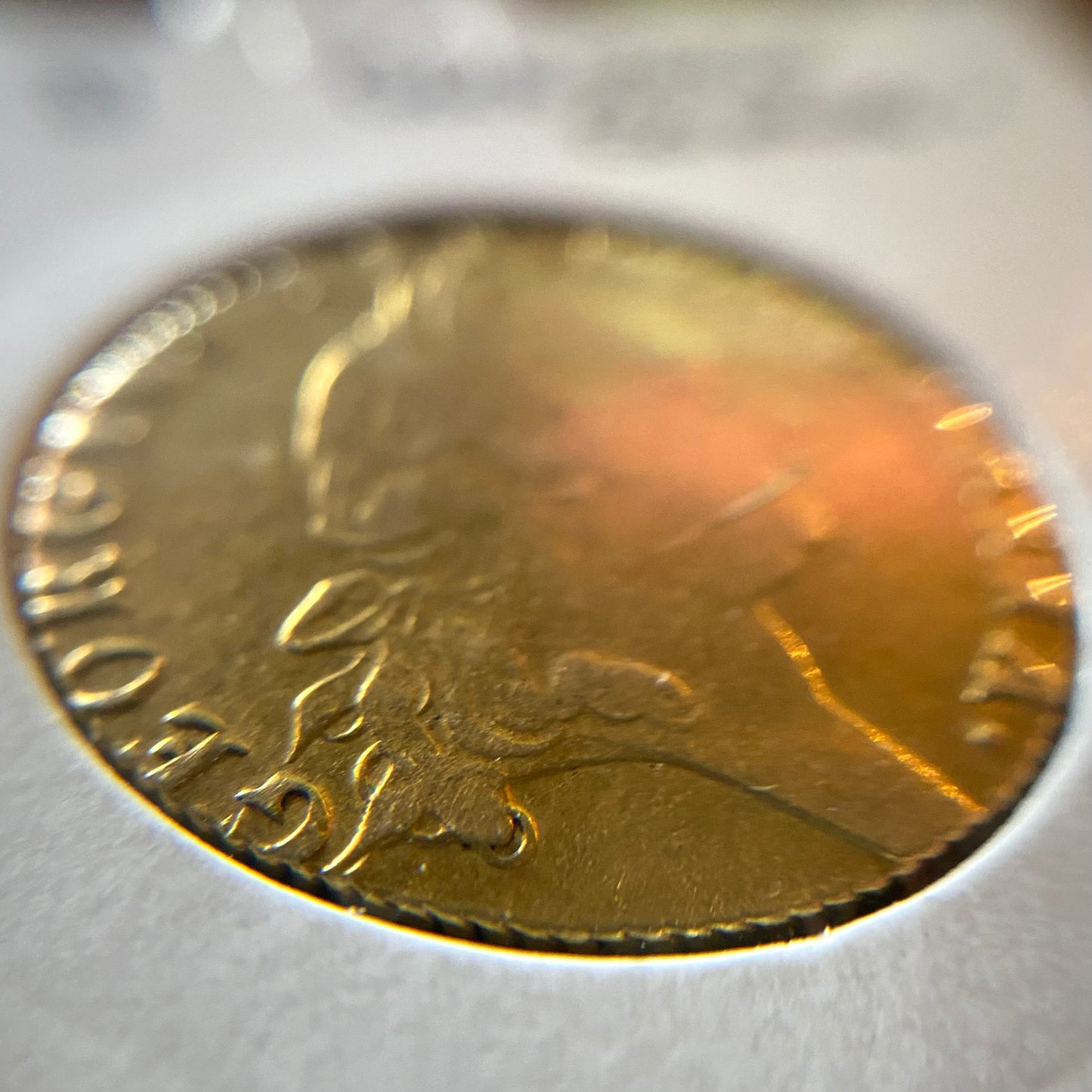 George III Gold Spade Guinea D.1793