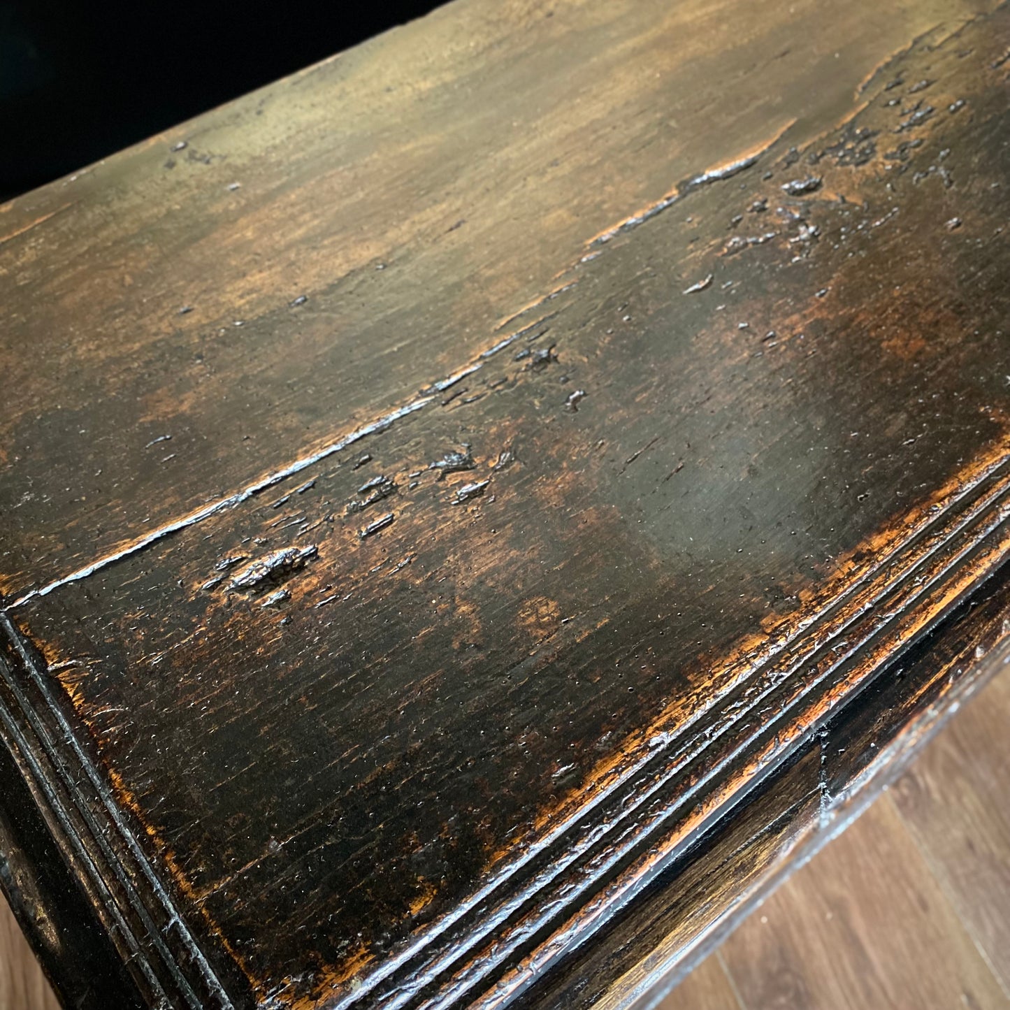 James I English Oak Coffer D.1613