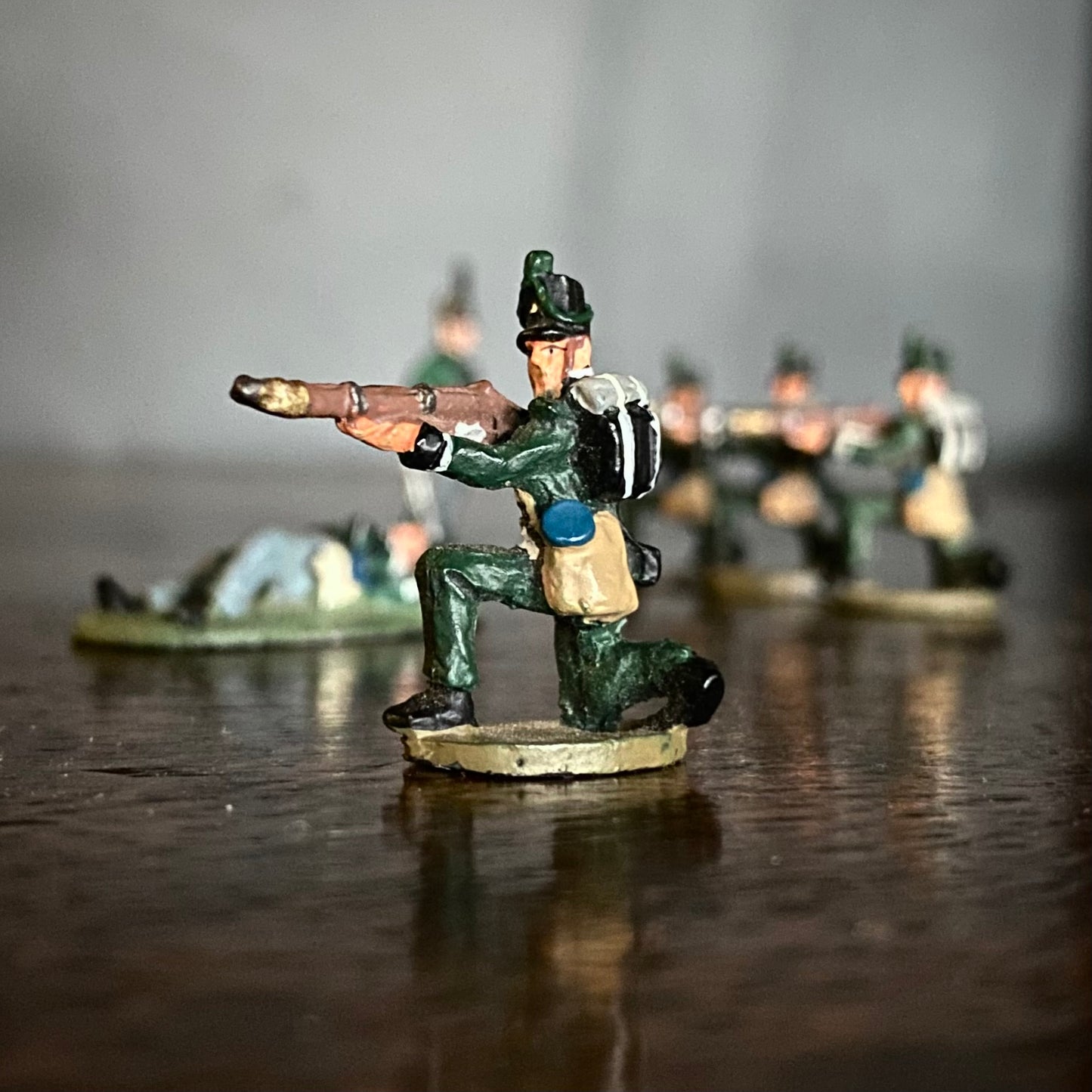 Lead Napoleonic Prussian Soldiers (Period 1805) Painted C.1950