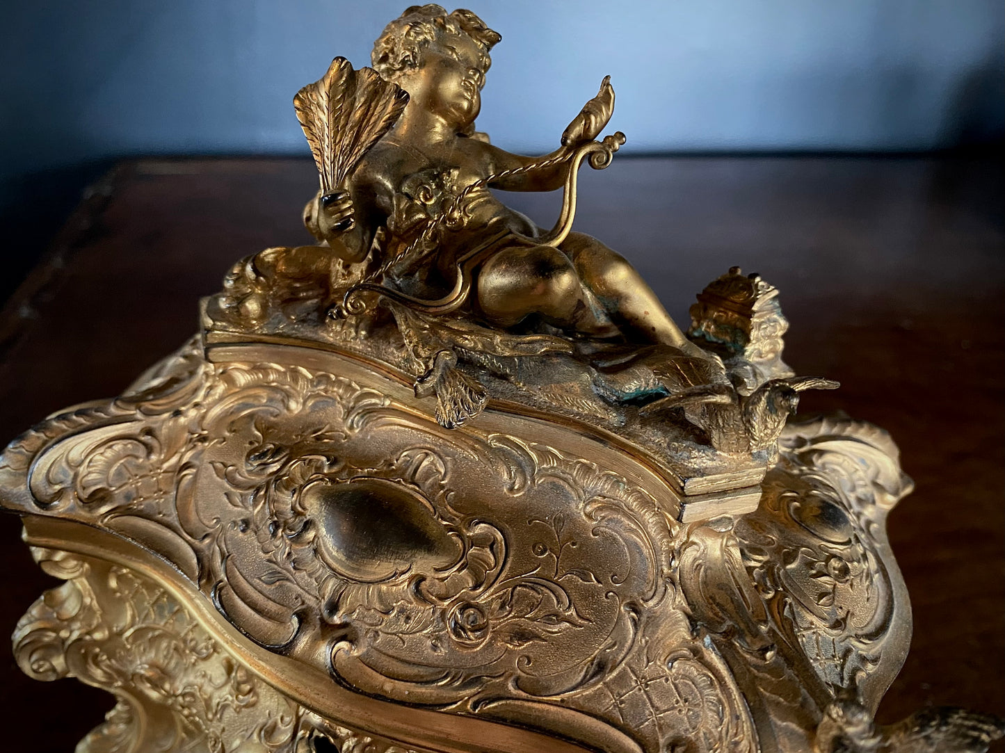 Ornate French Ormolu Gilt Box