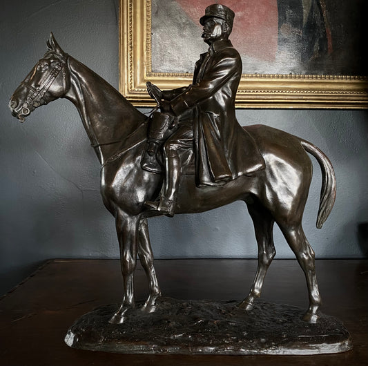 Bronze of Marshall Foch on Horseback