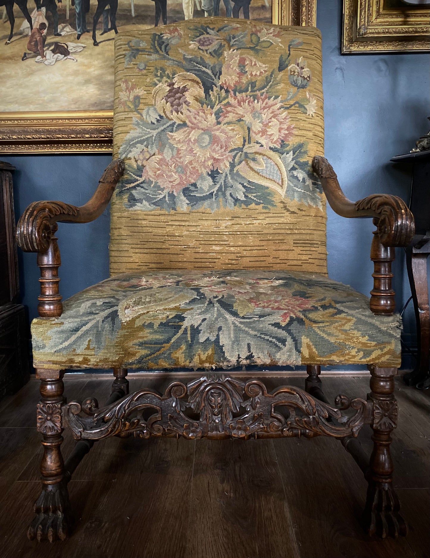 Carolean Tapestry Chair