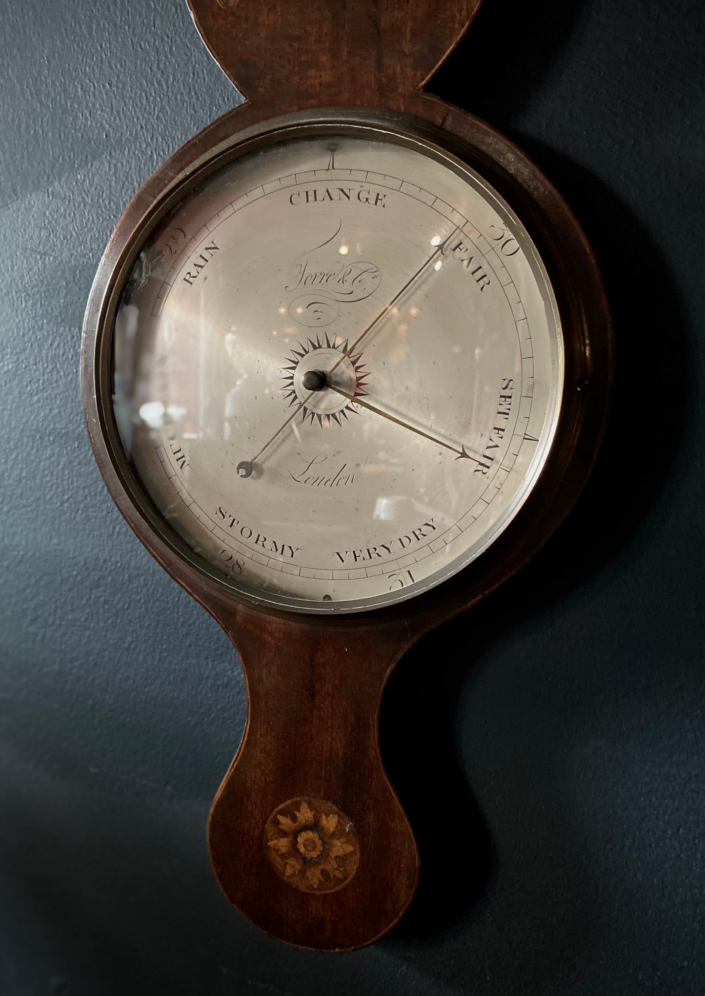 Georgian Wheel Barometer