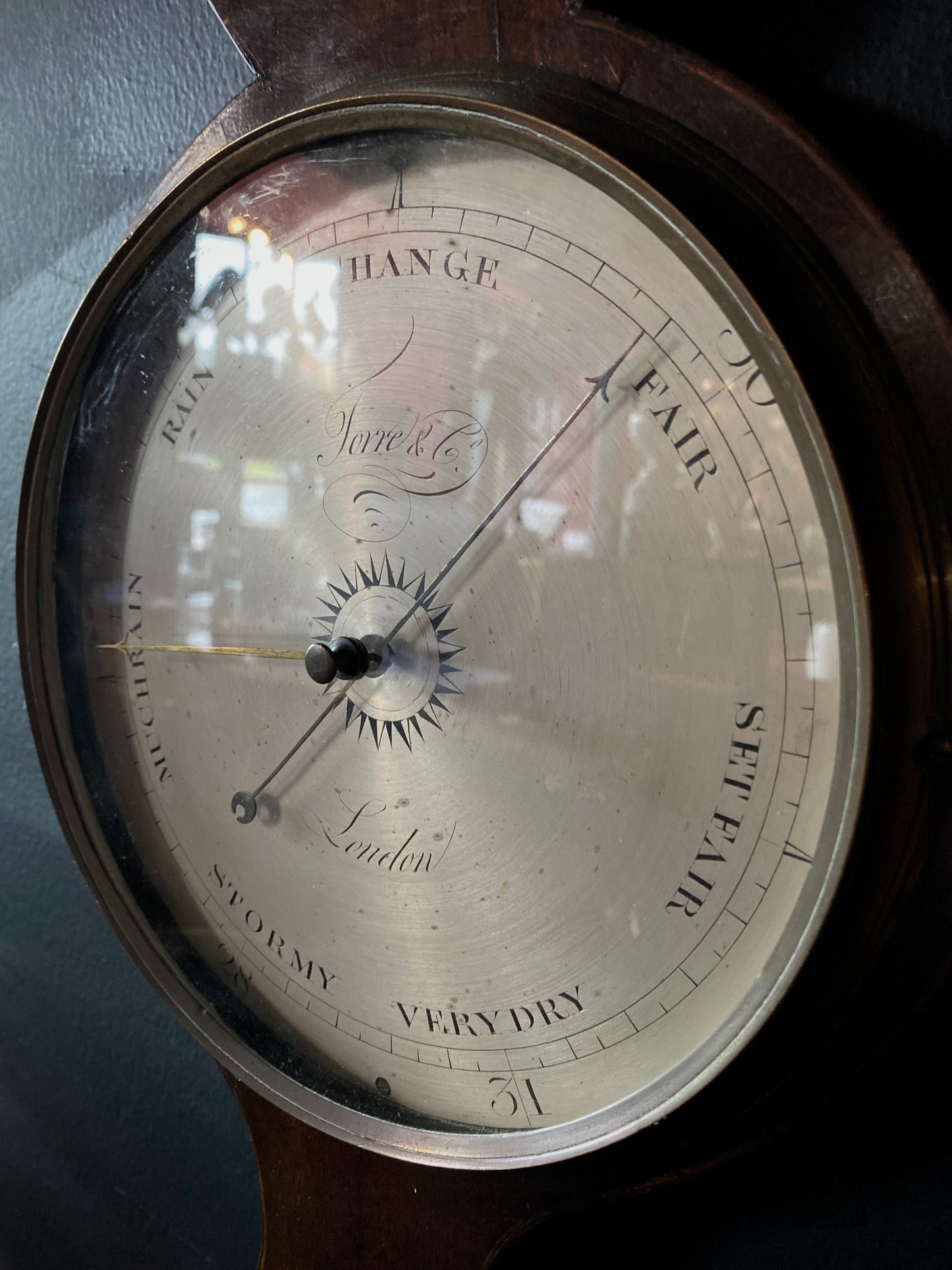 Georgian Wheel Barometer