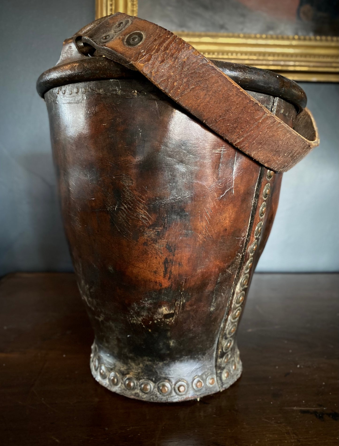 Leather Fire Bucket