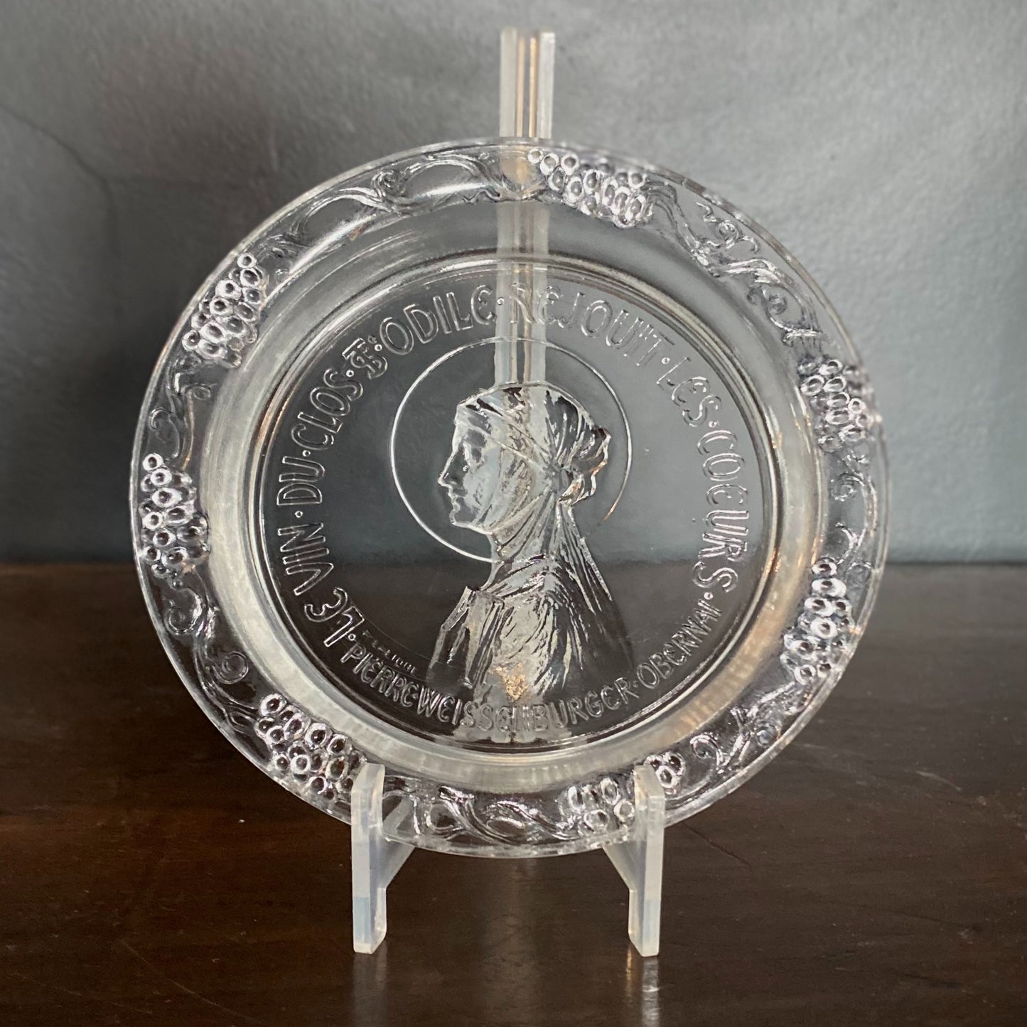 Sainte Ashtray by Rene Lalique