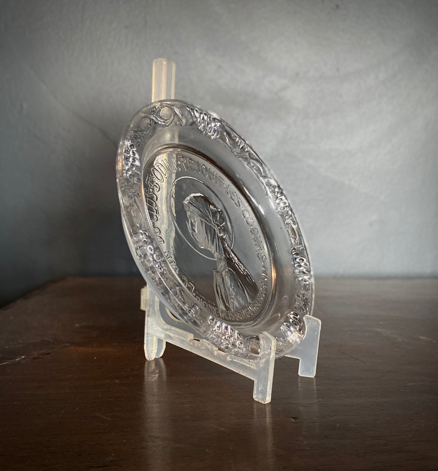 Sainte Ashtray by Rene Lalique