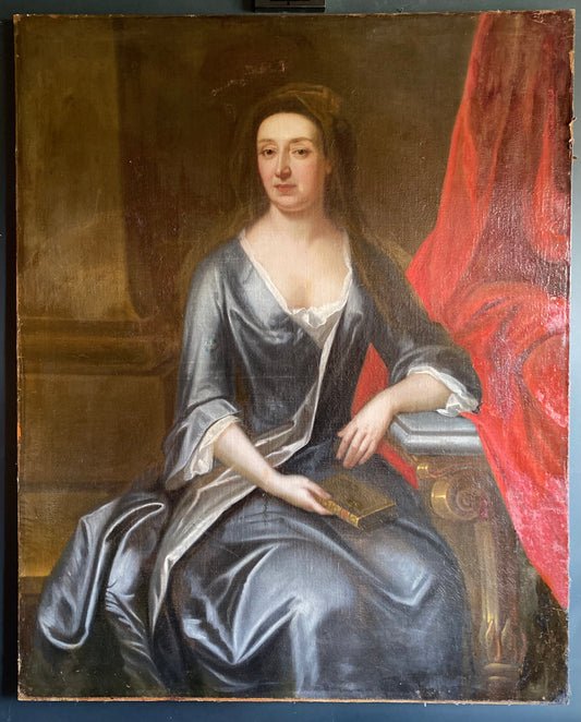 Oil on Board Portrait of a Lady