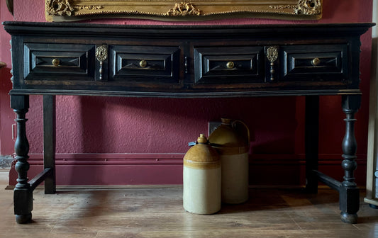 English Oak Dresser Base