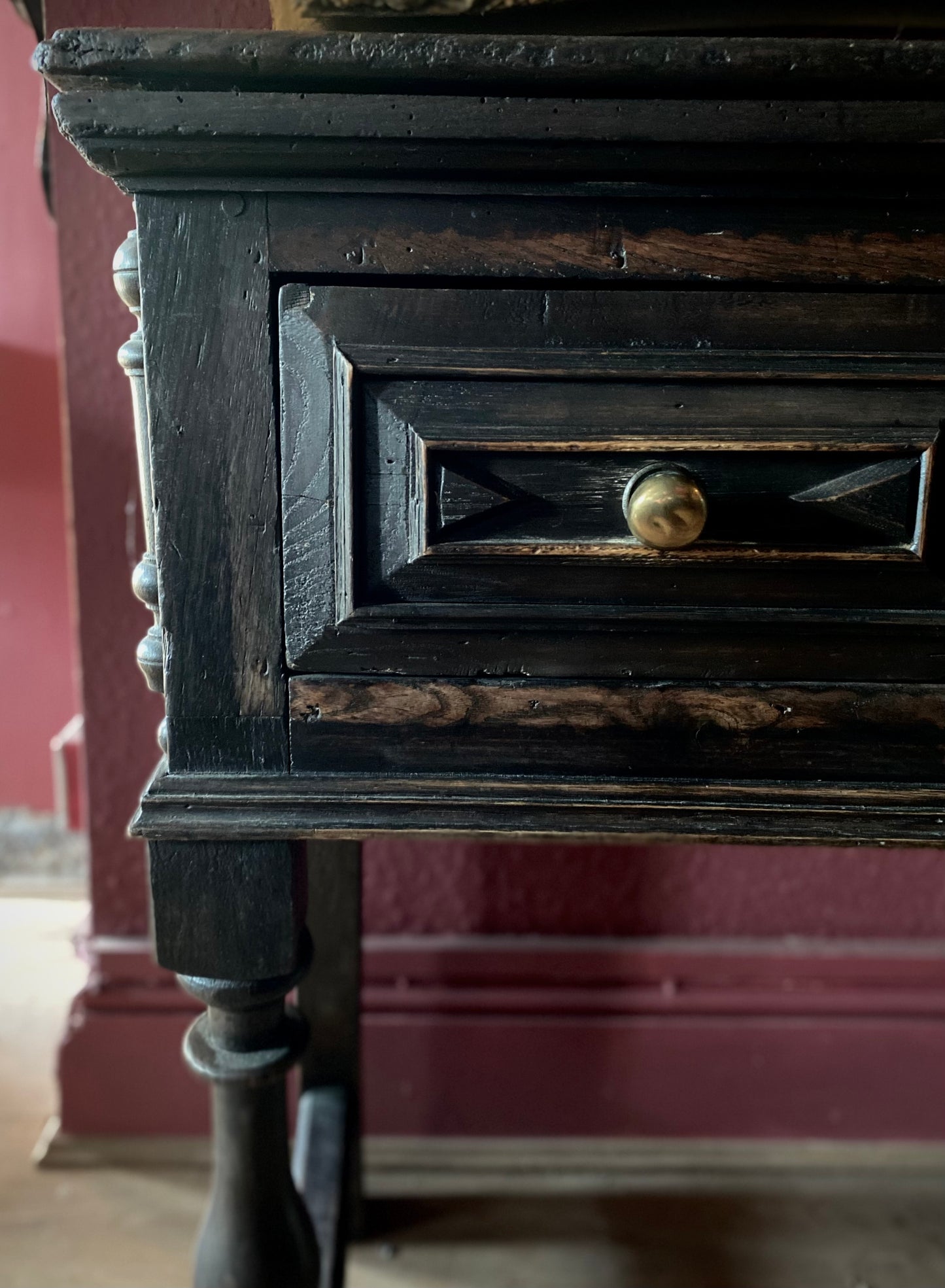 English Oak Dresser Base