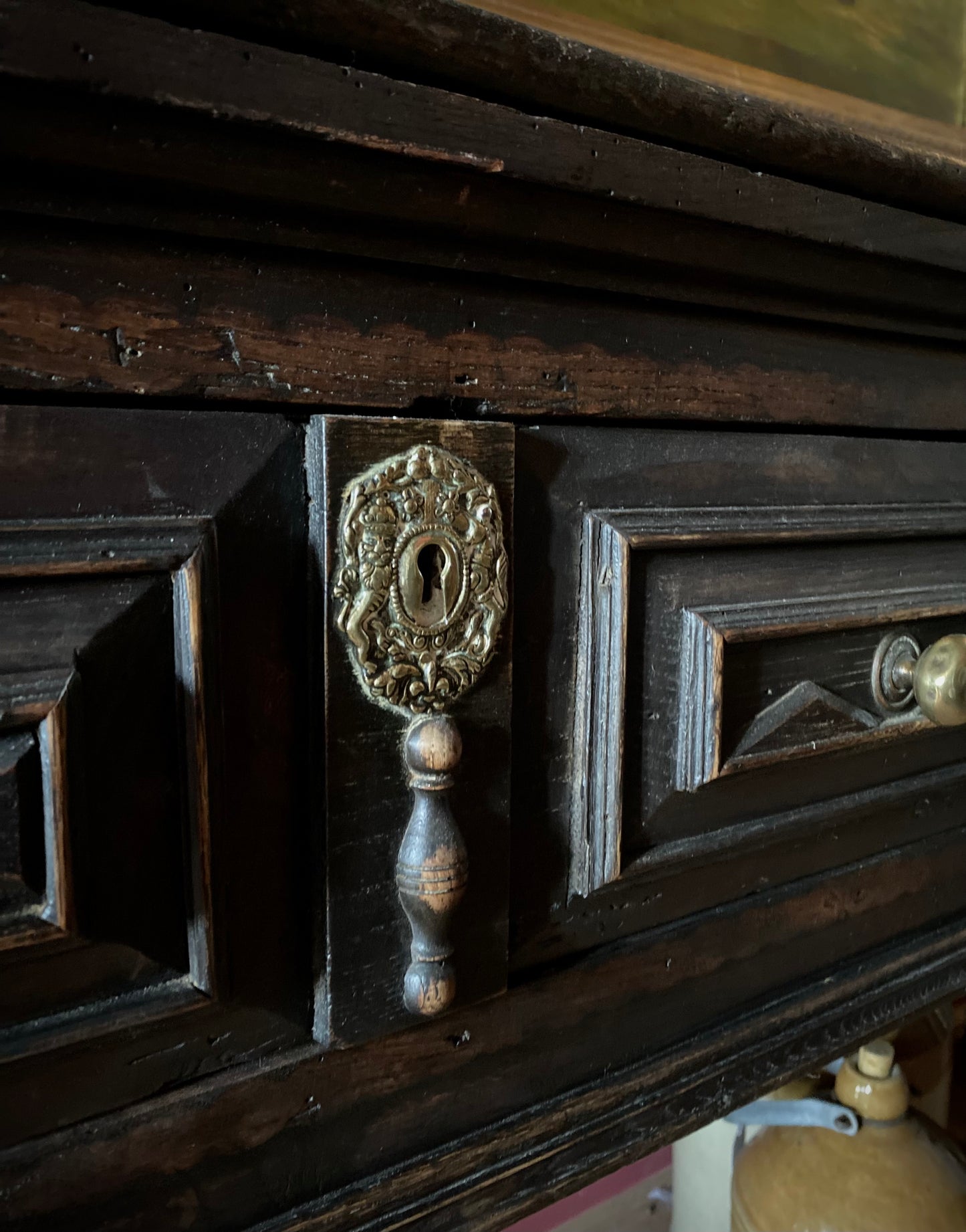 English Oak Dresser Base