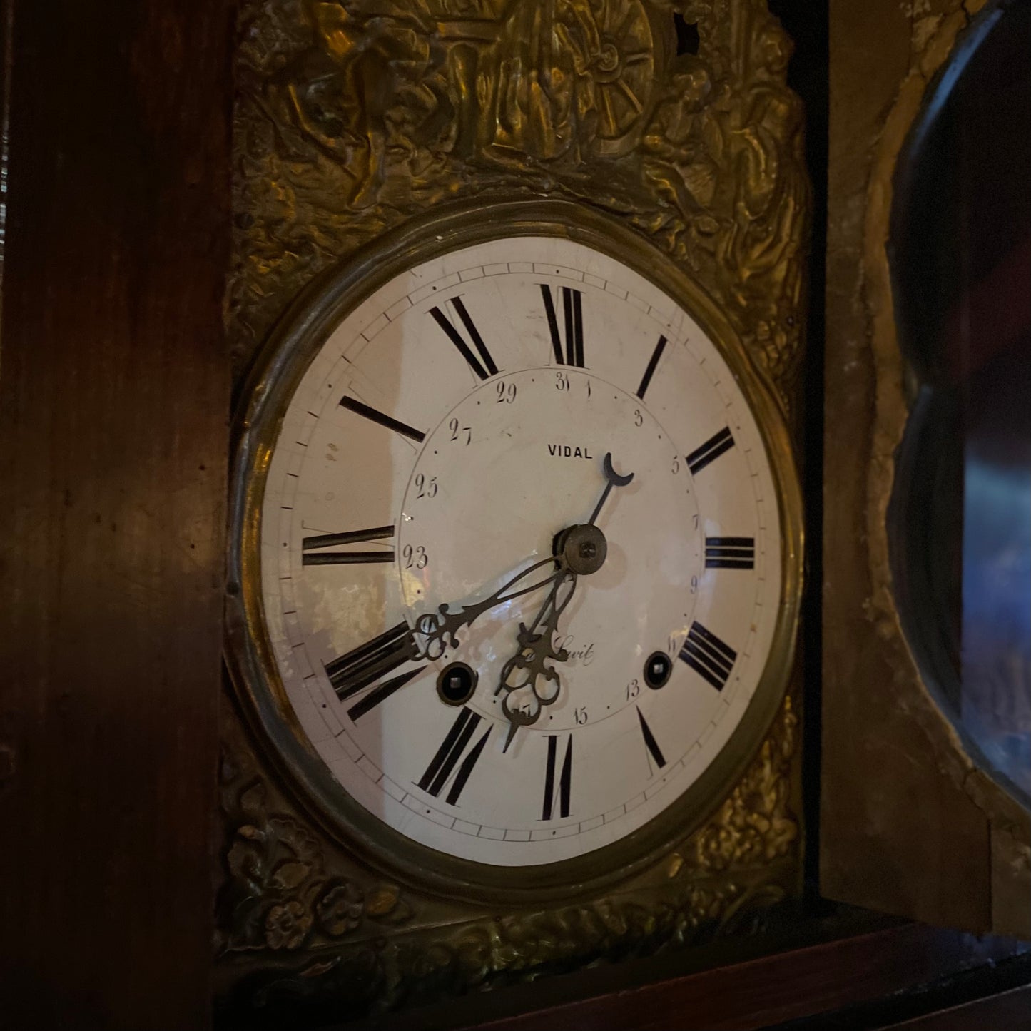 French Long Case Grandfather Clock C.1800