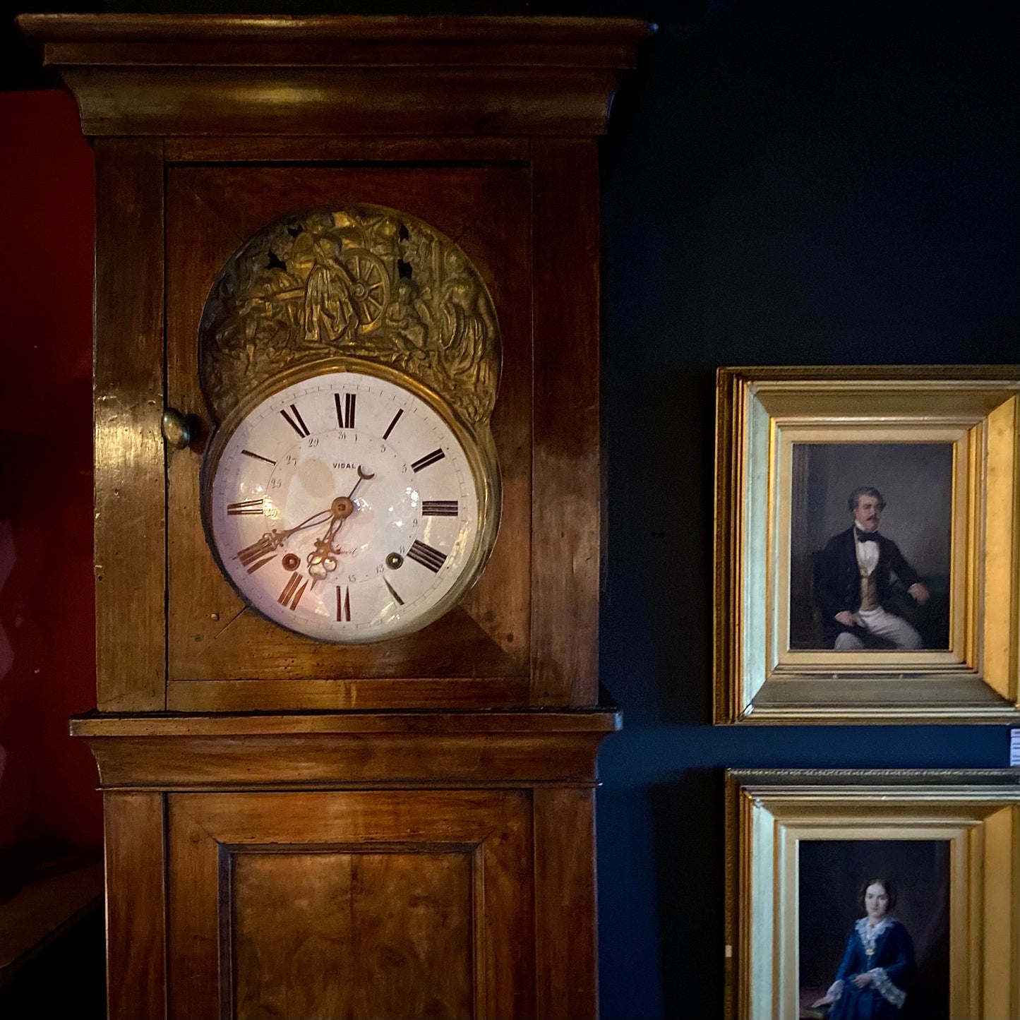 French Long Case Grandfather Clock C.1800